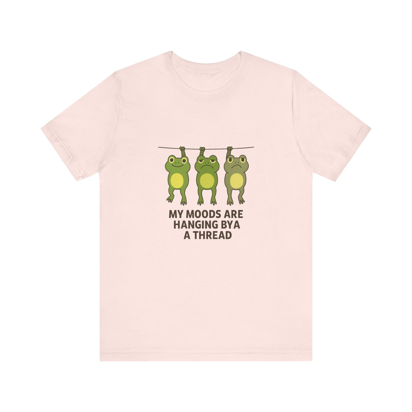 Lighthearted Frog Mood Tee: Perfect Gift for Fun-Loving Friends, Casual Outfits, Birthdays, Collectors, Nature Lovers