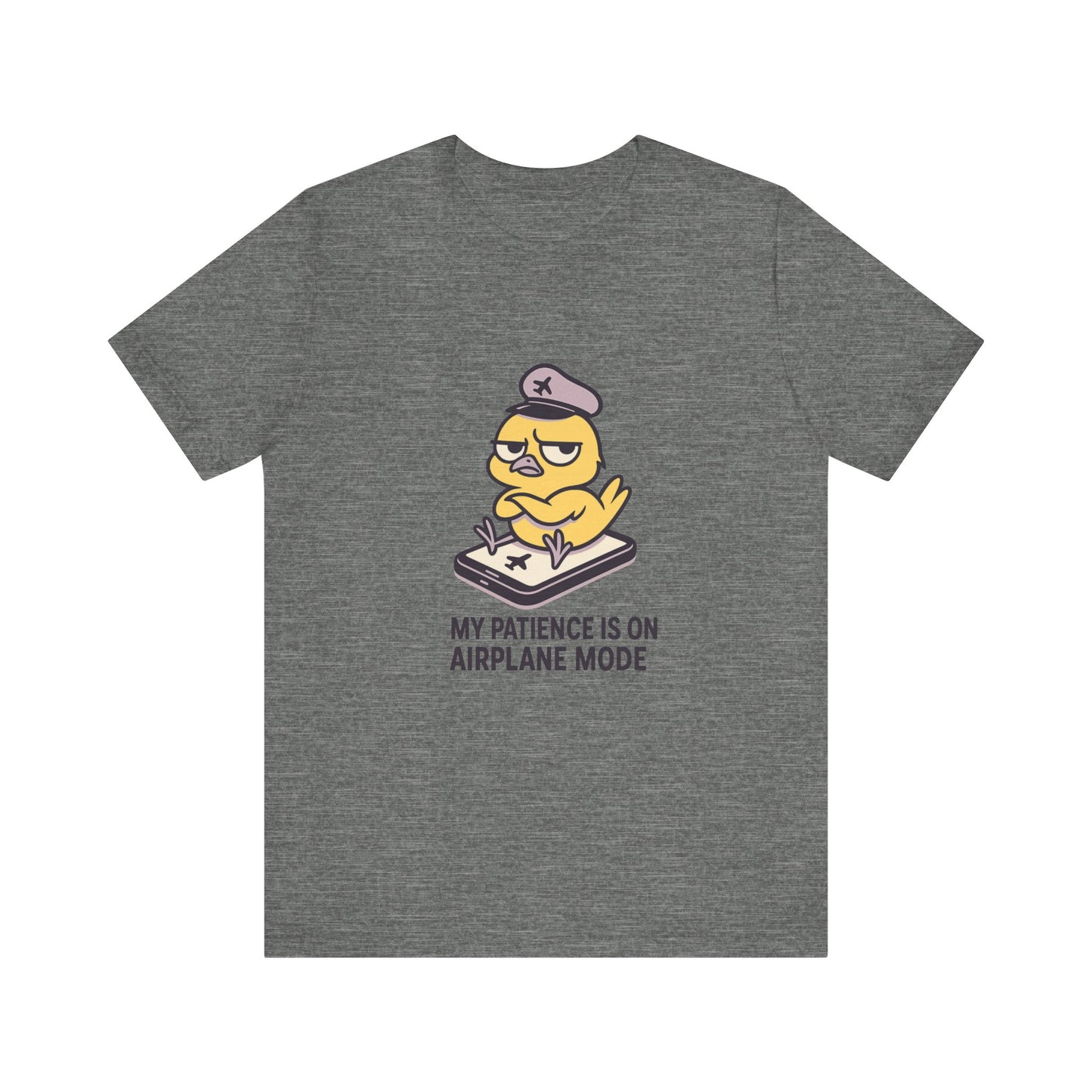 Funny Airplane Mode Tee, Graphic T-Shirt, Unisex Casual Shirt, Gift for Travelers, Humor Tee, Vacation Wear