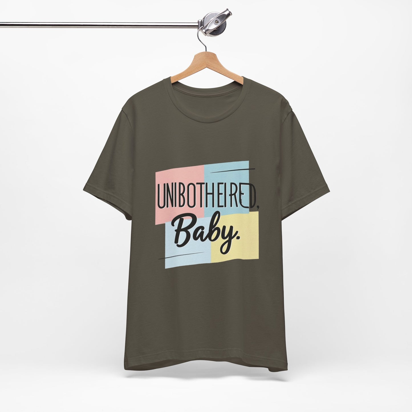 Unbothered Baby Tee | Cute Graphic Shirt, Perfect Gift for Teens, Casual Wear, Everyday Comfort, Birthday Gift
