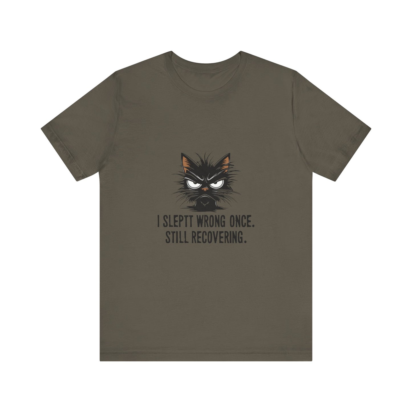 Funny Recovery Cat T-Shirt, Cat Lover Tee, Gift for Animal Lovers, Birthday Gift, Humorous Statement Shirt