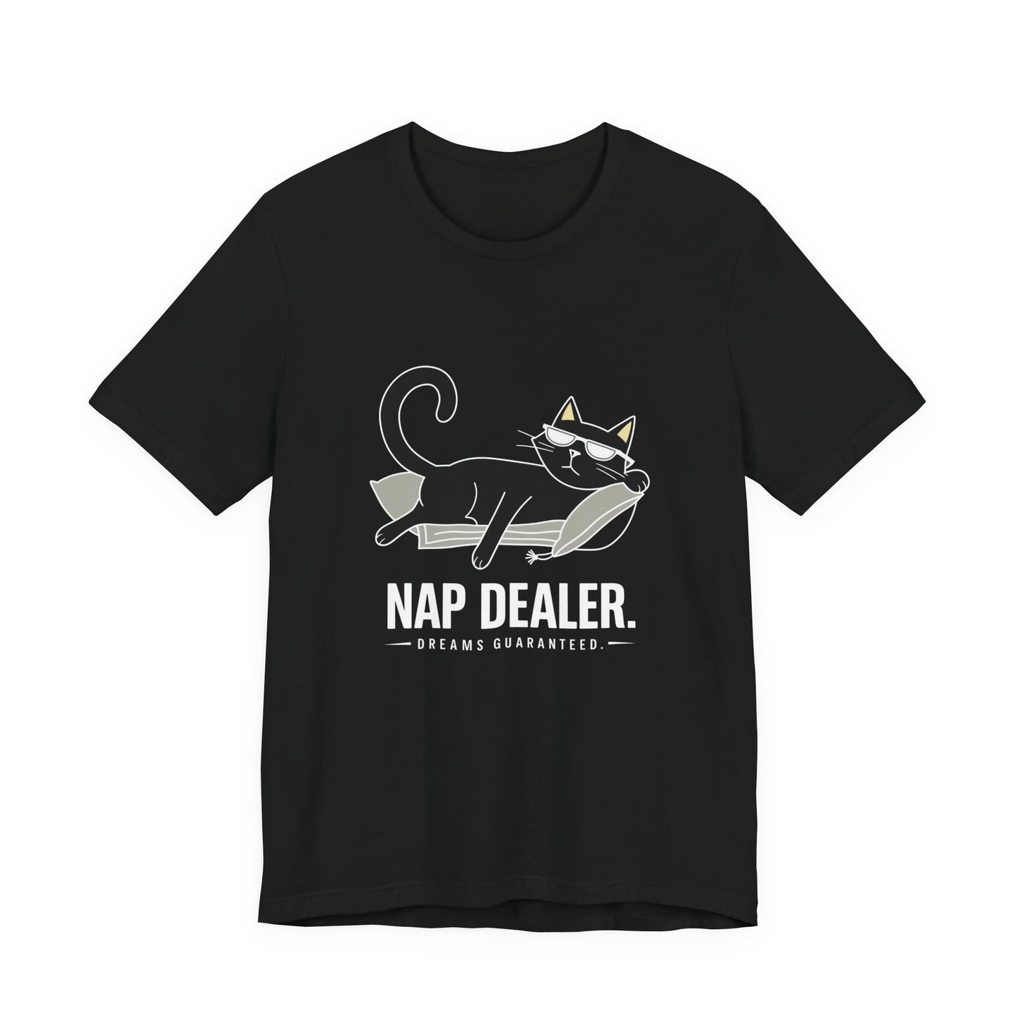 Cozy Cat Nap T-Shirt | Cute Cat Lover Tee, Perfect Gift for Cat Owners, Relaxed Fit Casual Wear, Animal Lovers Gift, Funny Cat Shirt