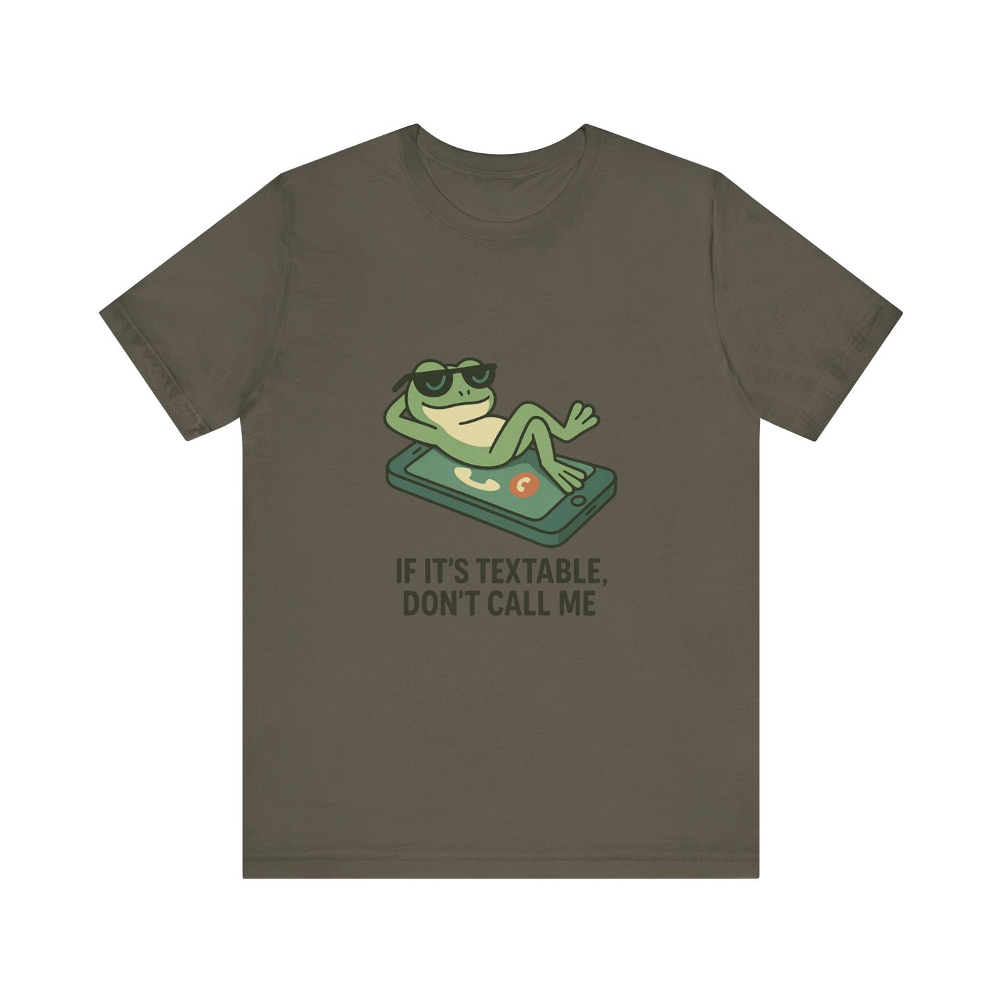Chill Frog T-Shirt, Funny Graphic Tee, Relaxed Unisex Wear, Gift for Friends, Casual Style Shirt, Perfect for Parties