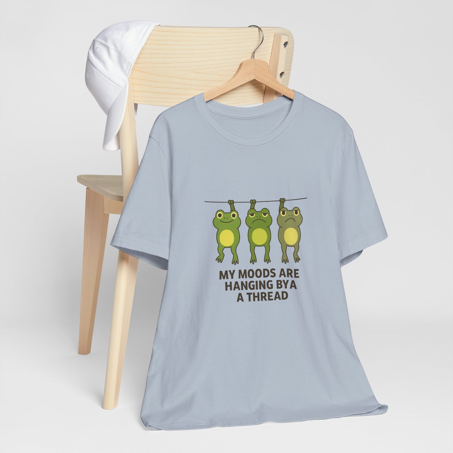 Lighthearted Frog Mood Tee: Perfect Gift for Fun-Loving Friends, Casual Outfits, Birthdays, Collectors, Nature Lovers