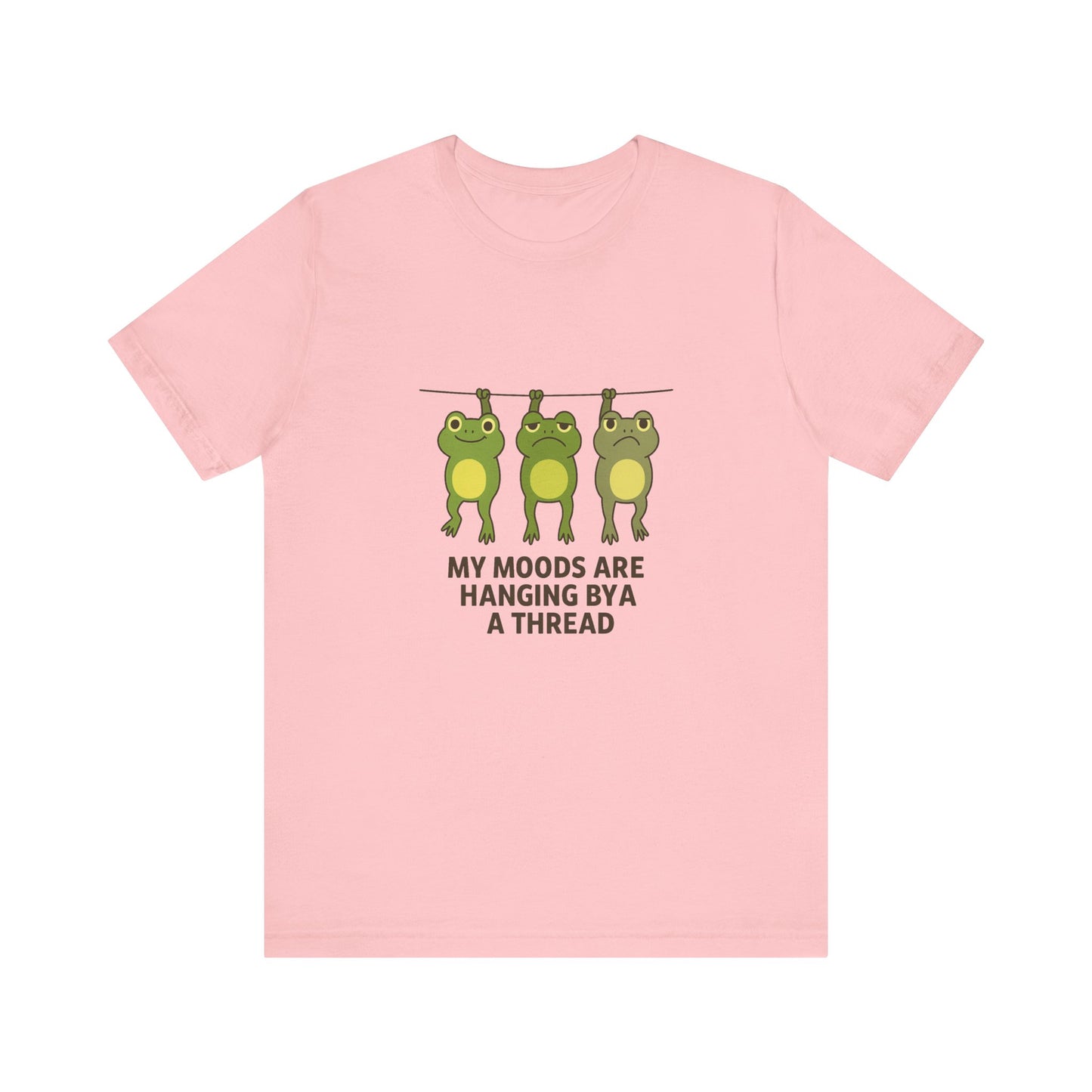 Lighthearted Frog Mood Tee: Perfect Gift for Fun-Loving Friends, Casual Outfits, Birthdays, Collectors, Nature Lovers