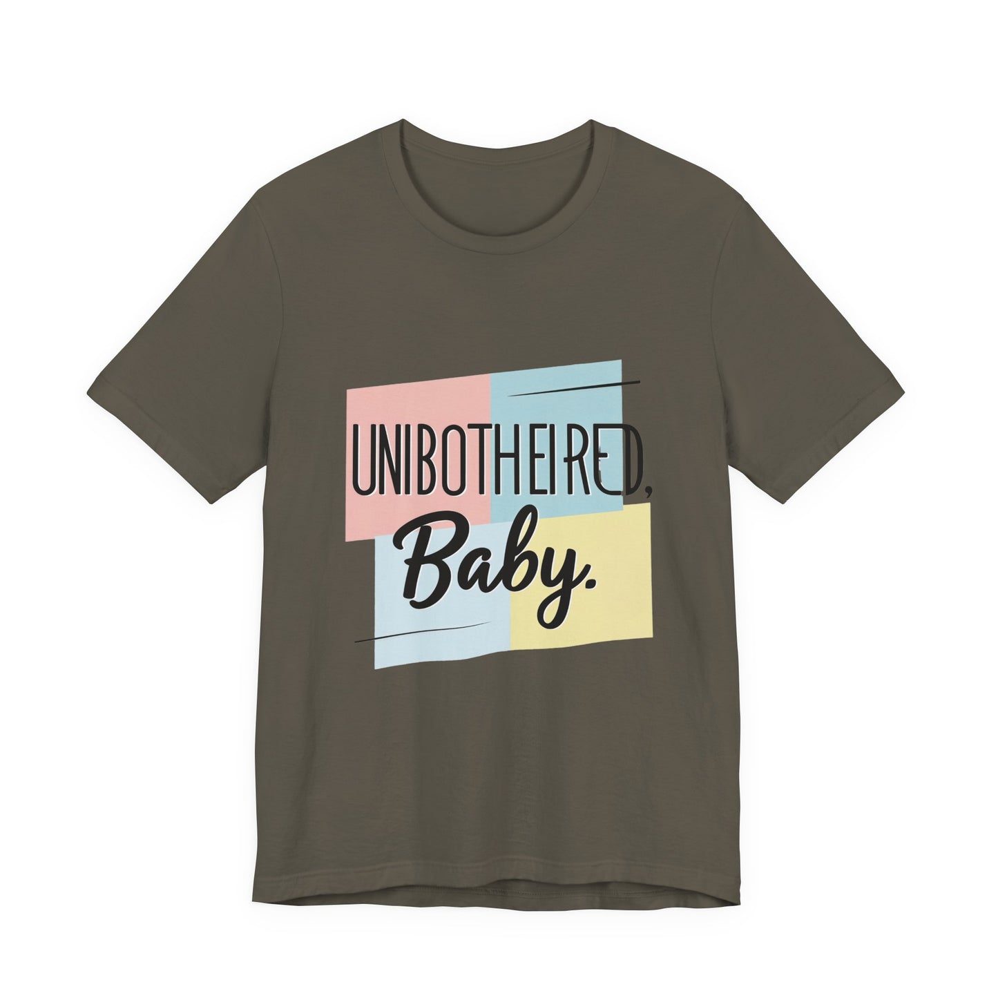 Unbothered Baby Tee | Cute Graphic Shirt, Perfect Gift for Teens, Casual Wear, Everyday Comfort, Birthday Gift