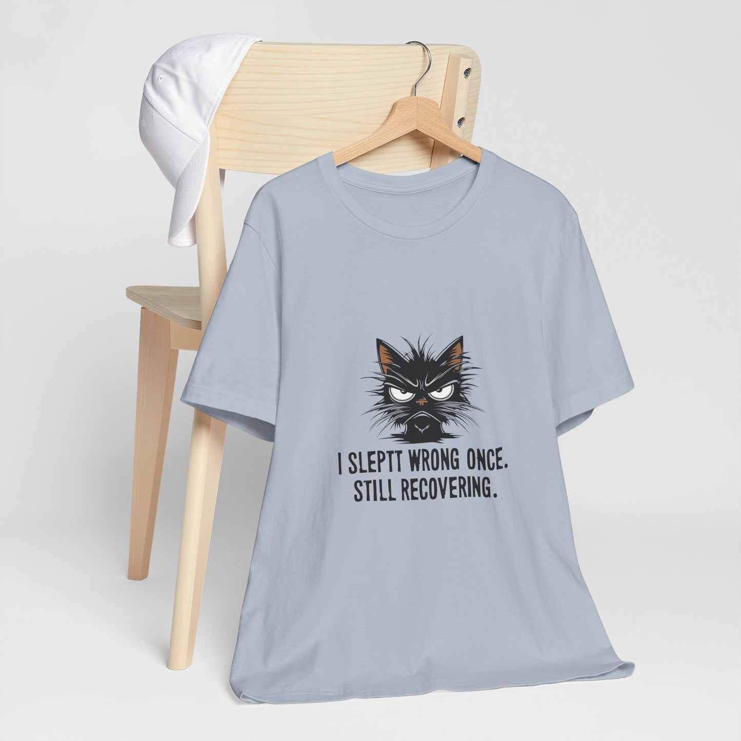 Funny Recovery Cat T-Shirt, Cat Lover Tee, Gift for Animal Lovers, Birthday Gift, Humorous Statement Shirt