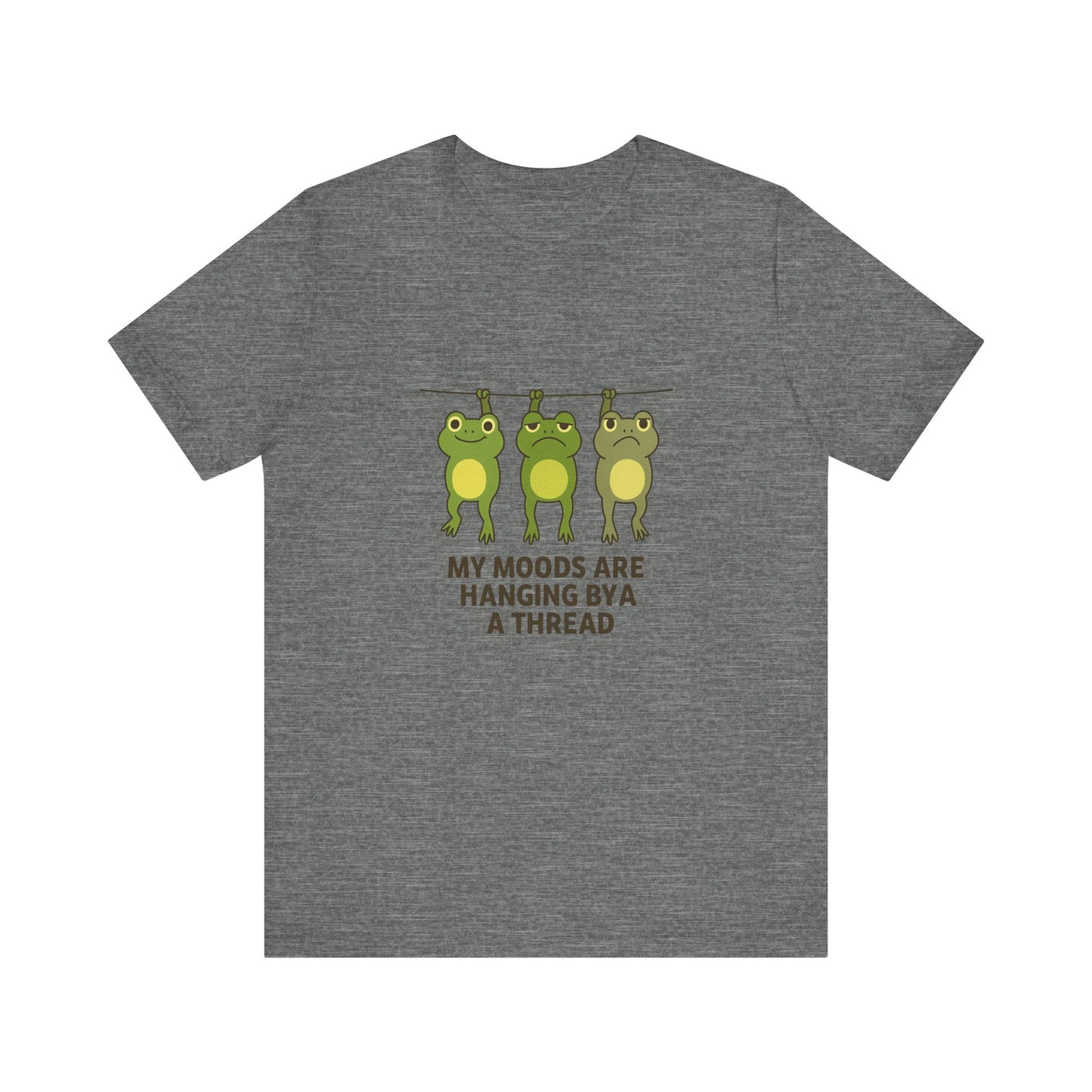 Lighthearted Frog Mood Tee: Perfect Gift for Fun-Loving Friends, Casual Outfits, Birthdays, Collectors, Nature Lovers