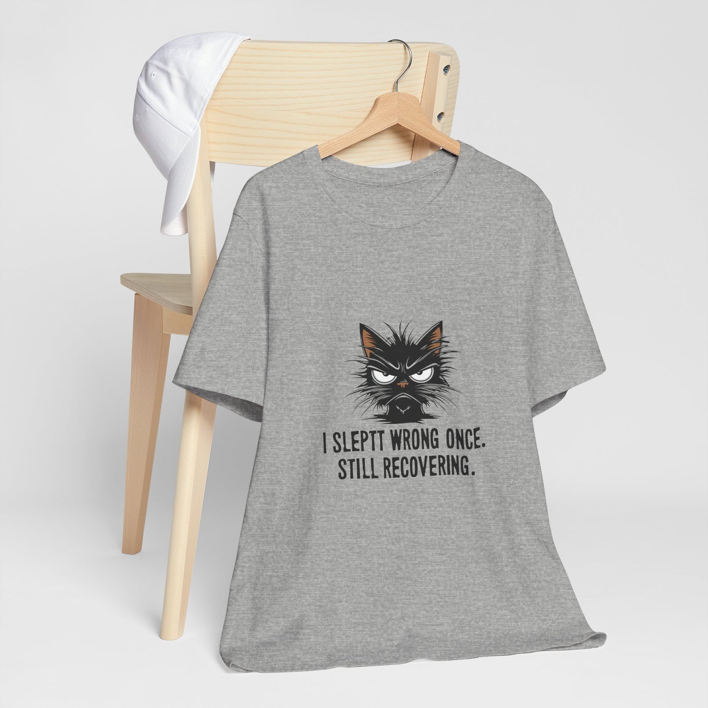 Funny Recovery Cat T-Shirt, Cat Lover Tee, Gift for Animal Lovers, Birthday Gift, Humorous Statement Shirt