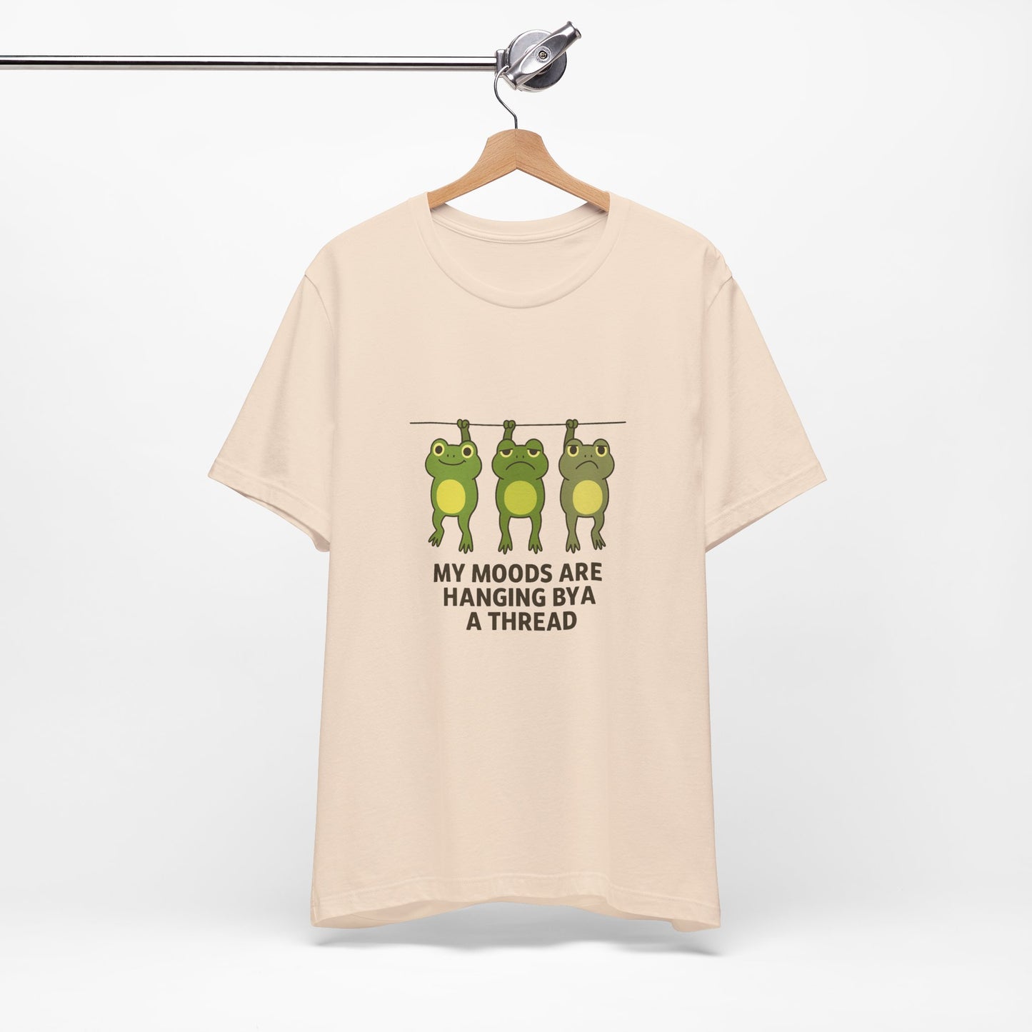 Lighthearted Frog Mood Tee: Perfect Gift for Fun-Loving Friends, Casual Outfits, Birthdays, Collectors, Nature Lovers