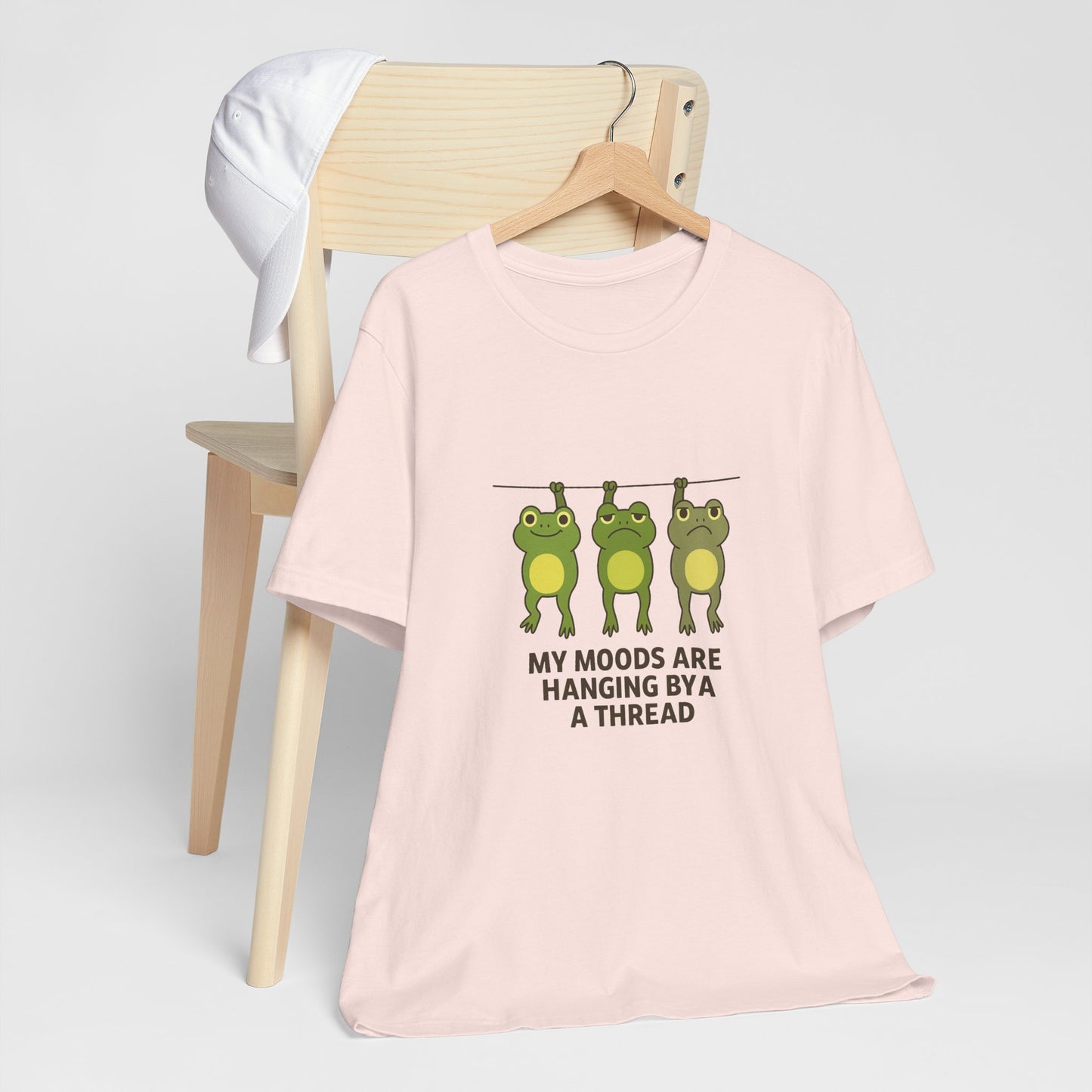 Lighthearted Frog Mood Tee: Perfect Gift for Fun-Loving Friends, Casual Outfits, Birthdays, Collectors, Nature Lovers
