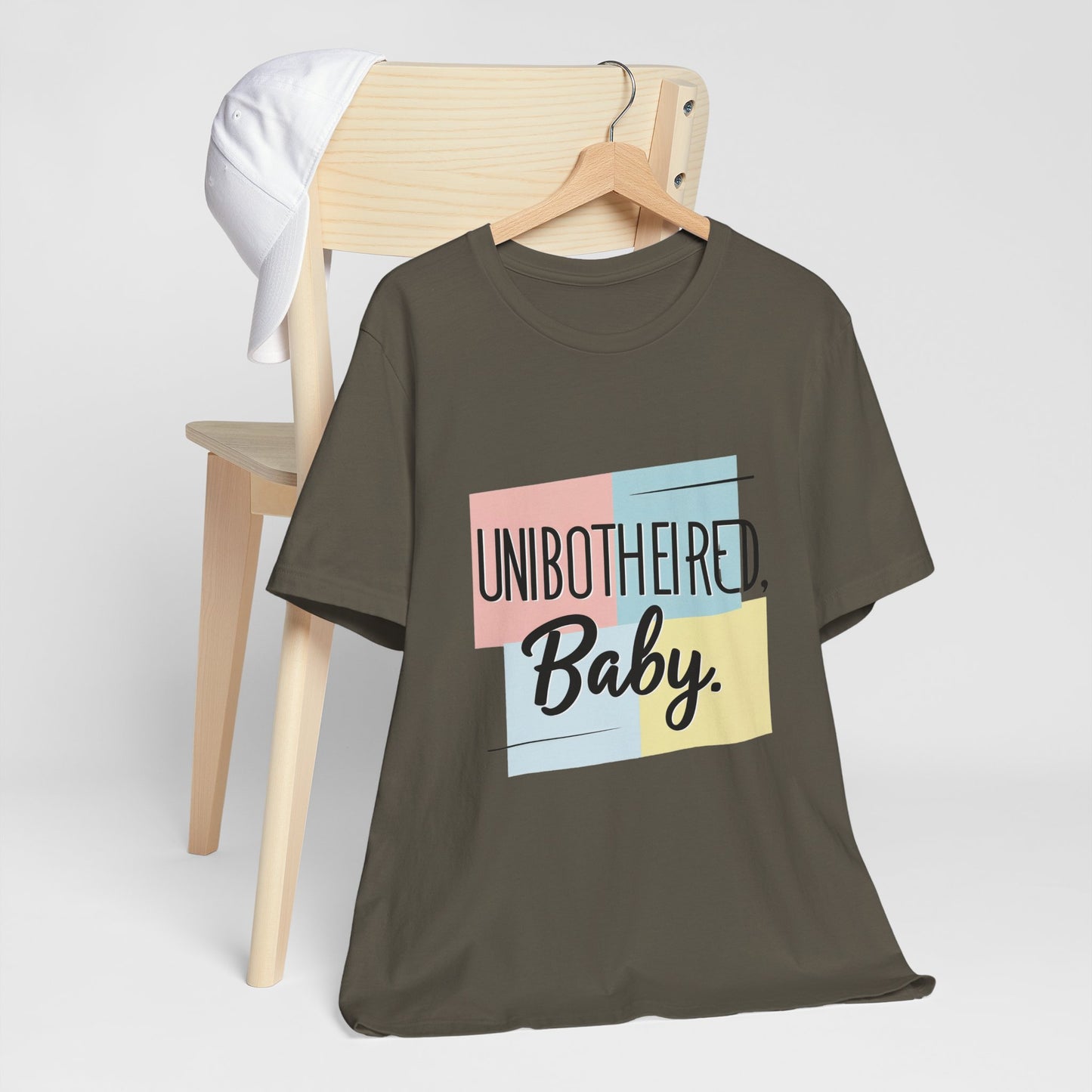 Unbothered Baby Tee | Cute Graphic Shirt, Perfect Gift for Teens, Casual Wear, Everyday Comfort, Birthday Gift