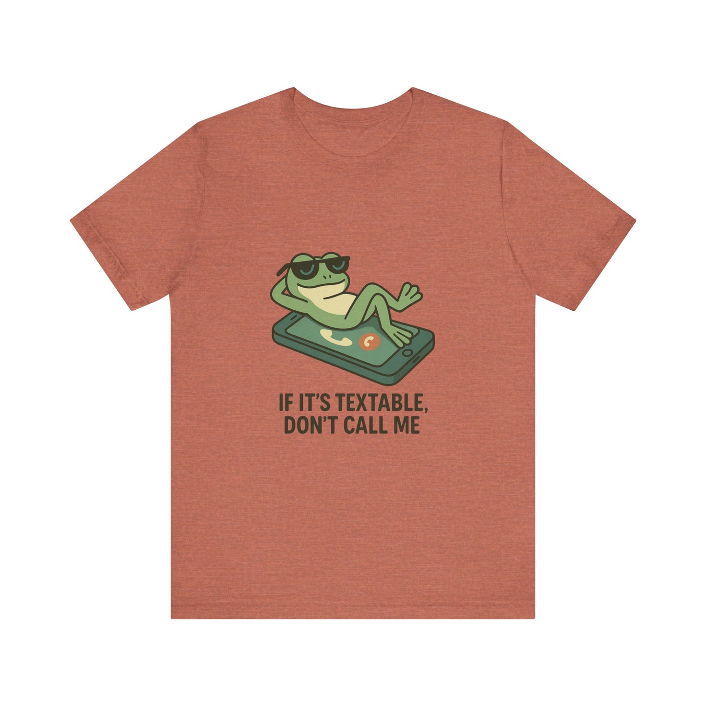 Chill Frog T-Shirt, Funny Graphic Tee, Relaxed Unisex Wear, Gift for Friends, Casual Style Shirt, Perfect for Parties