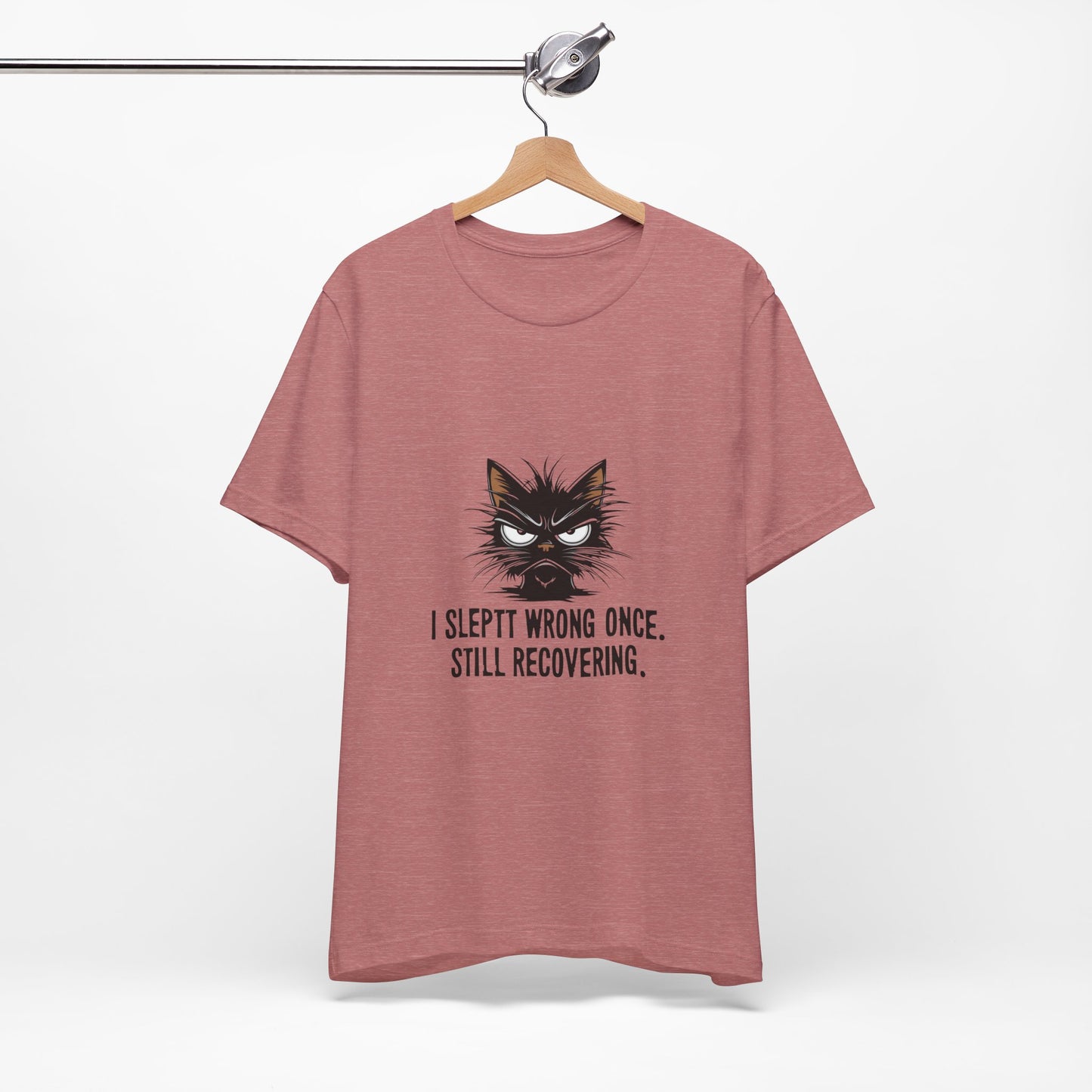 Funny Recovery Cat T-Shirt, Cat Lover Tee, Gift for Animal Lovers, Birthday Gift, Humorous Statement Shirt