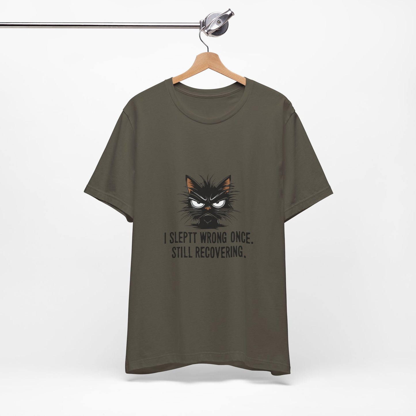 Funny Recovery Cat T-Shirt, Cat Lover Tee, Gift for Animal Lovers, Birthday Gift, Humorous Statement Shirt