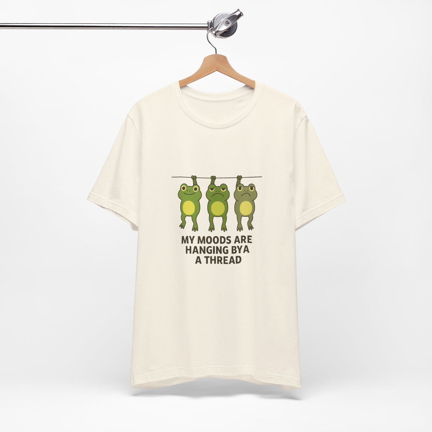 Lighthearted Frog Mood Tee: Perfect Gift for Fun-Loving Friends, Casual Outfits, Birthdays, Collectors, Nature Lovers