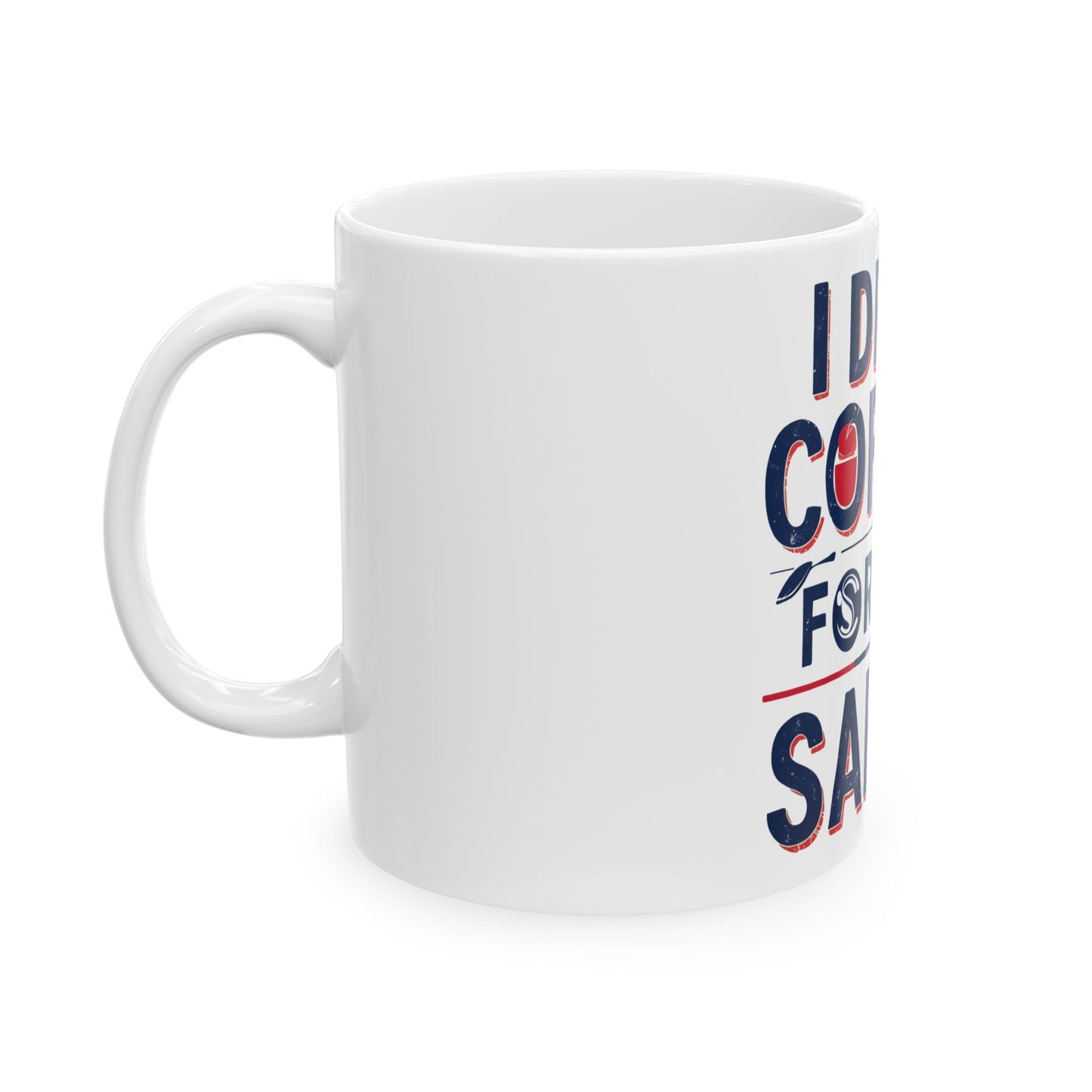 Safety Coffee Mug - Fun Gift for Coffee Lovers, Office Use, Birthday Present, Home Decor, Unique Drinkware