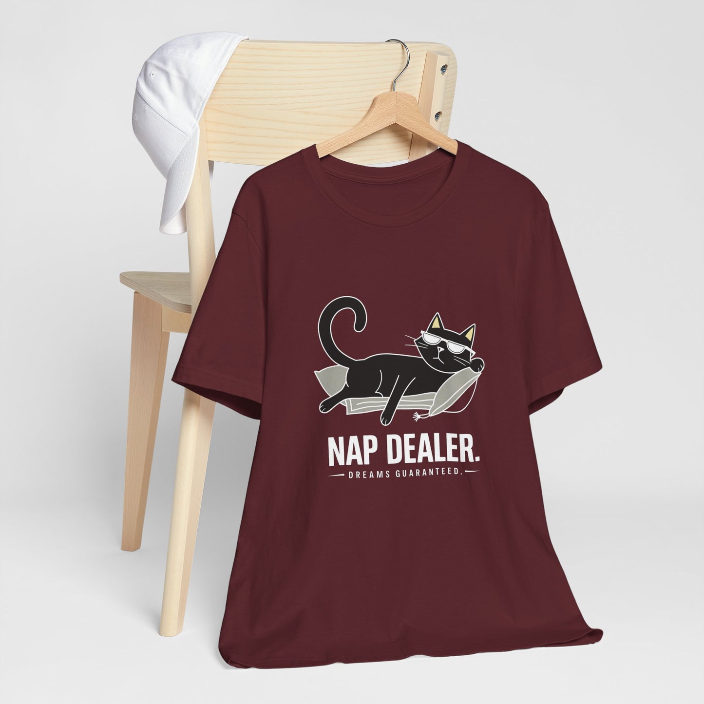 Cozy Cat Nap T-Shirt | Cute Cat Lover Tee, Perfect Gift for Cat Owners, Relaxed Fit Casual Wear, Animal Lovers Gift, Funny Cat Shirt