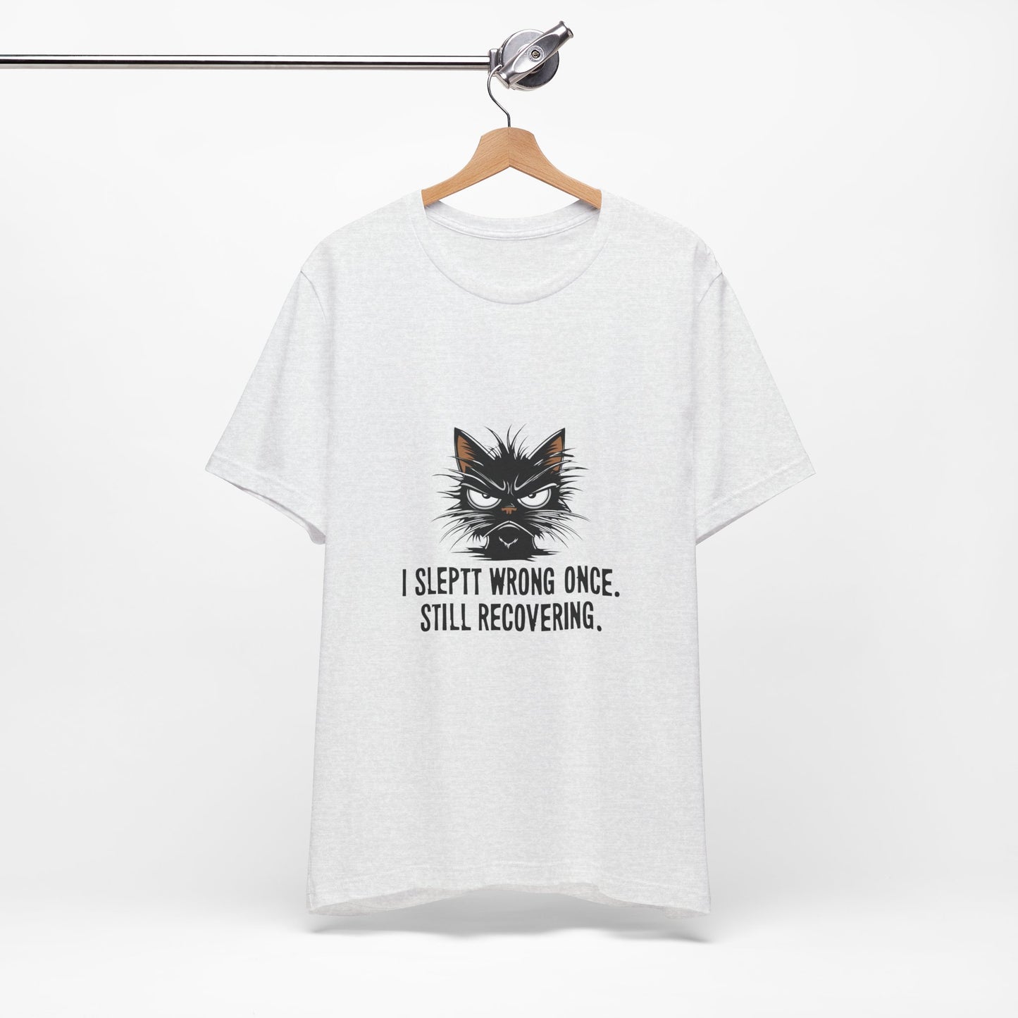 Funny Recovery Cat T-Shirt, Cat Lover Tee, Gift for Animal Lovers, Birthday Gift, Humorous Statement Shirt