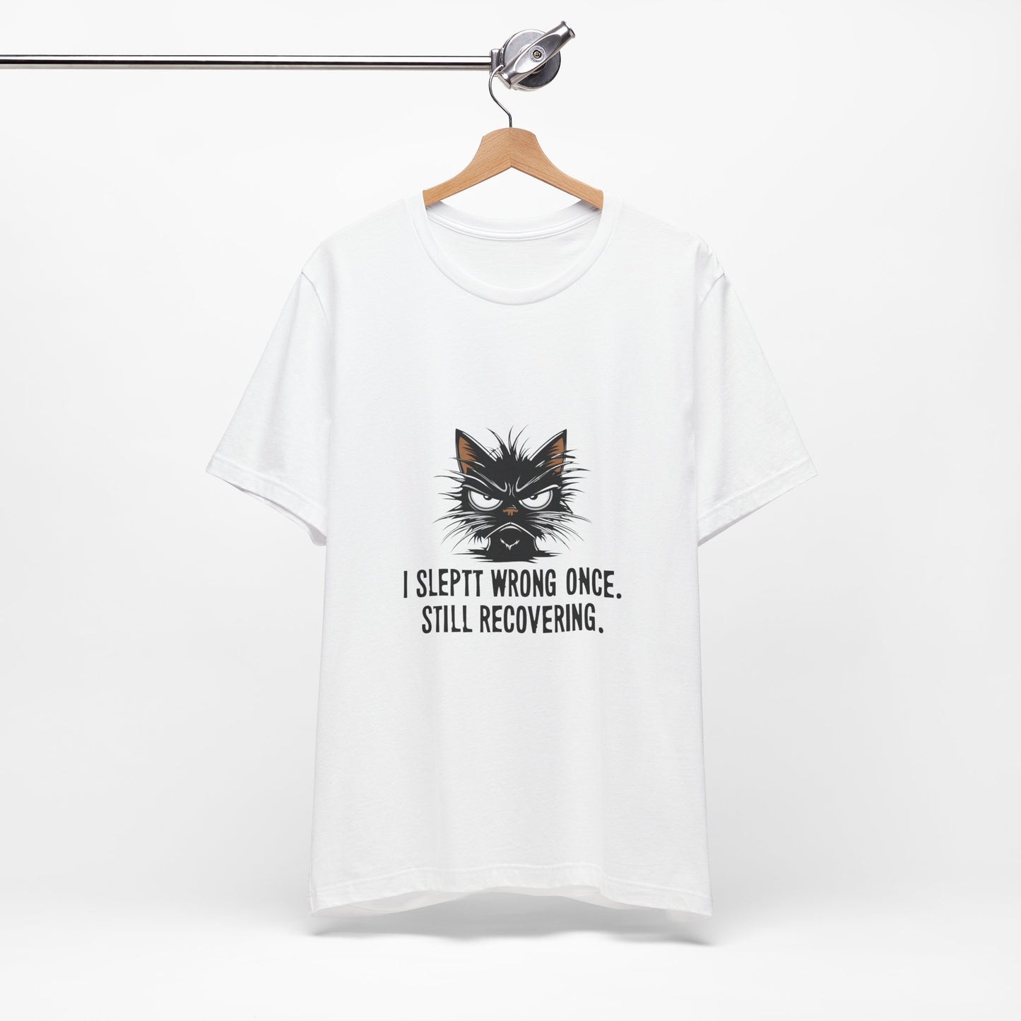 Funny Recovery Cat T-Shirt, Cat Lover Tee, Gift for Animal Lovers, Birthday Gift, Humorous Statement Shirt