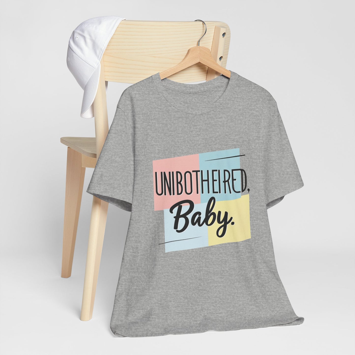 Unbothered Baby Tee | Cute Graphic Shirt, Perfect Gift for Teens, Casual Wear, Everyday Comfort, Birthday Gift