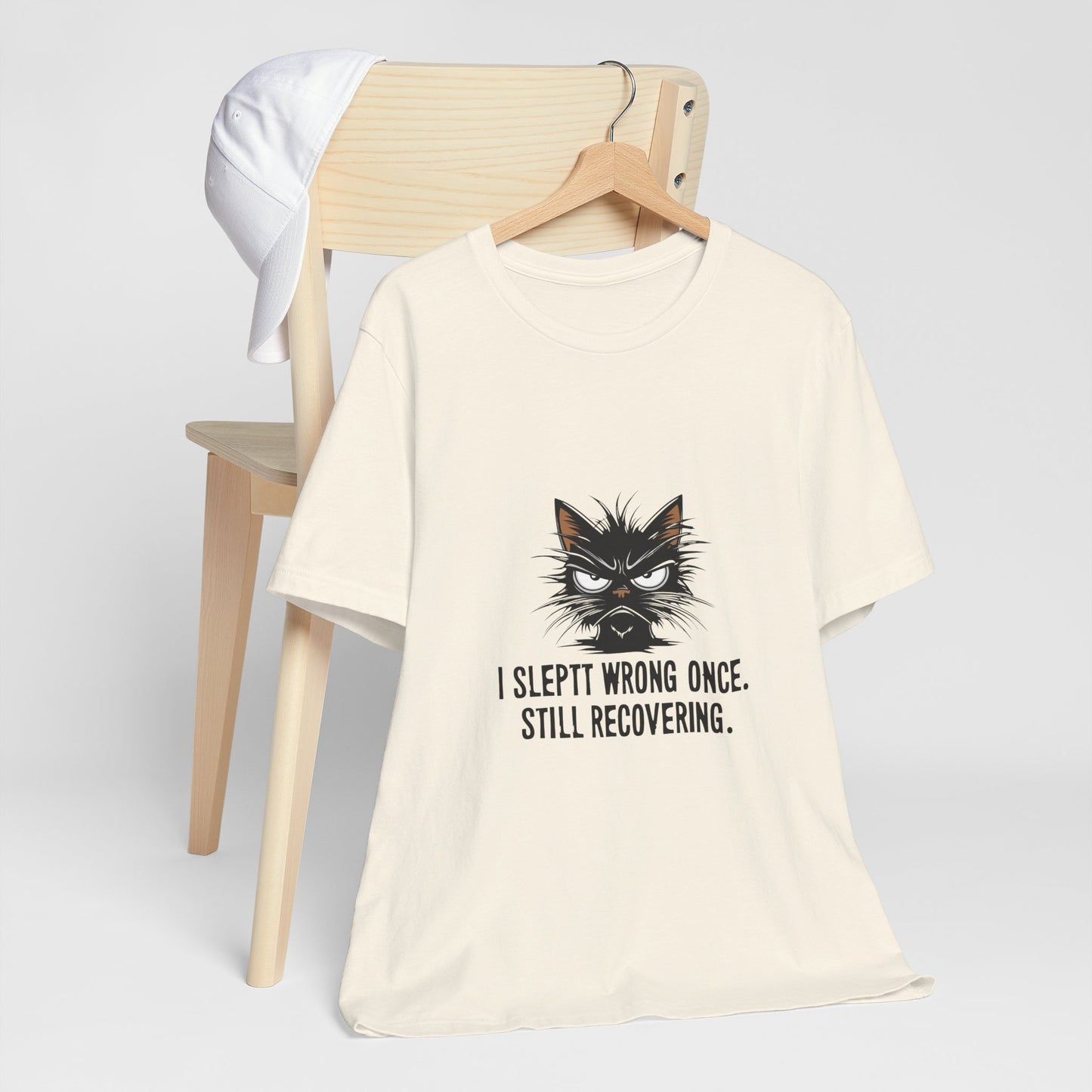 Funny Recovery Cat T-Shirt, Cat Lover Tee, Gift for Animal Lovers, Birthday Gift, Humorous Statement Shirt