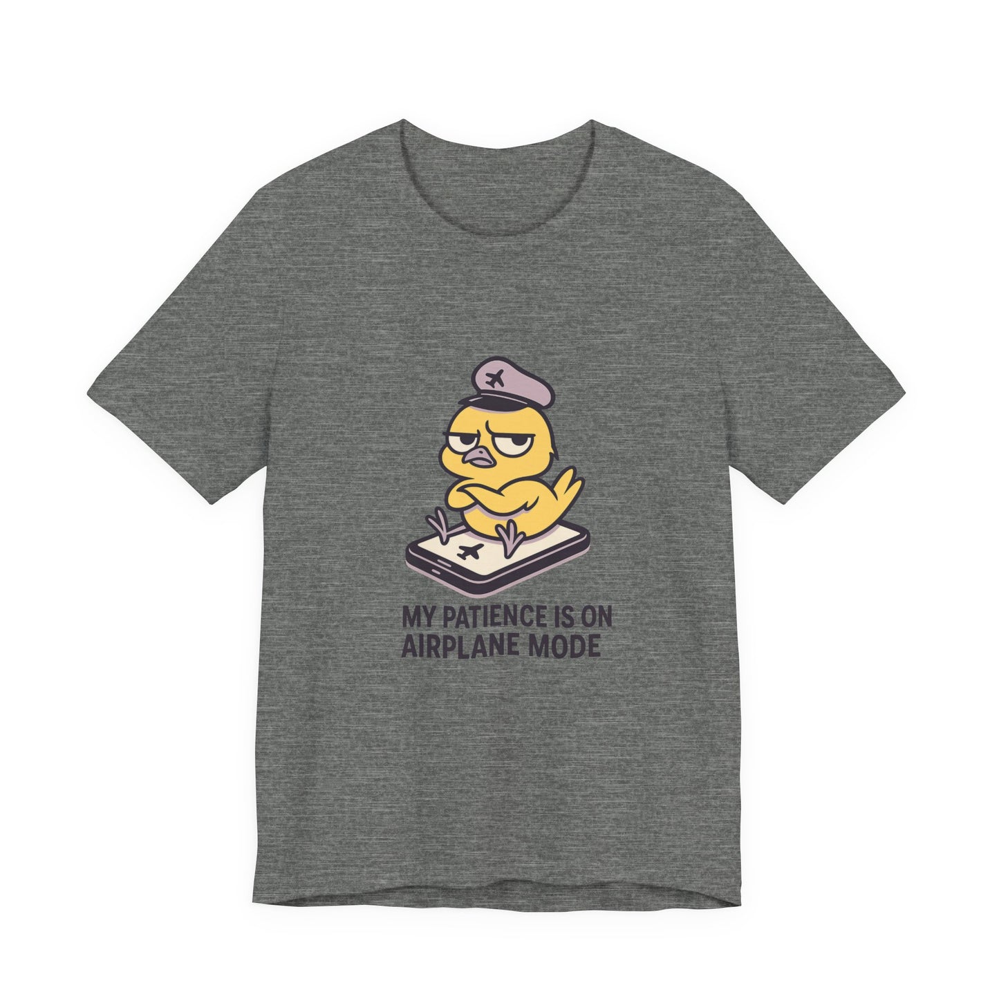 Funny Airplane Mode Tee, Graphic T-Shirt, Unisex Casual Shirt, Gift for Travelers, Humor Tee, Vacation Wear