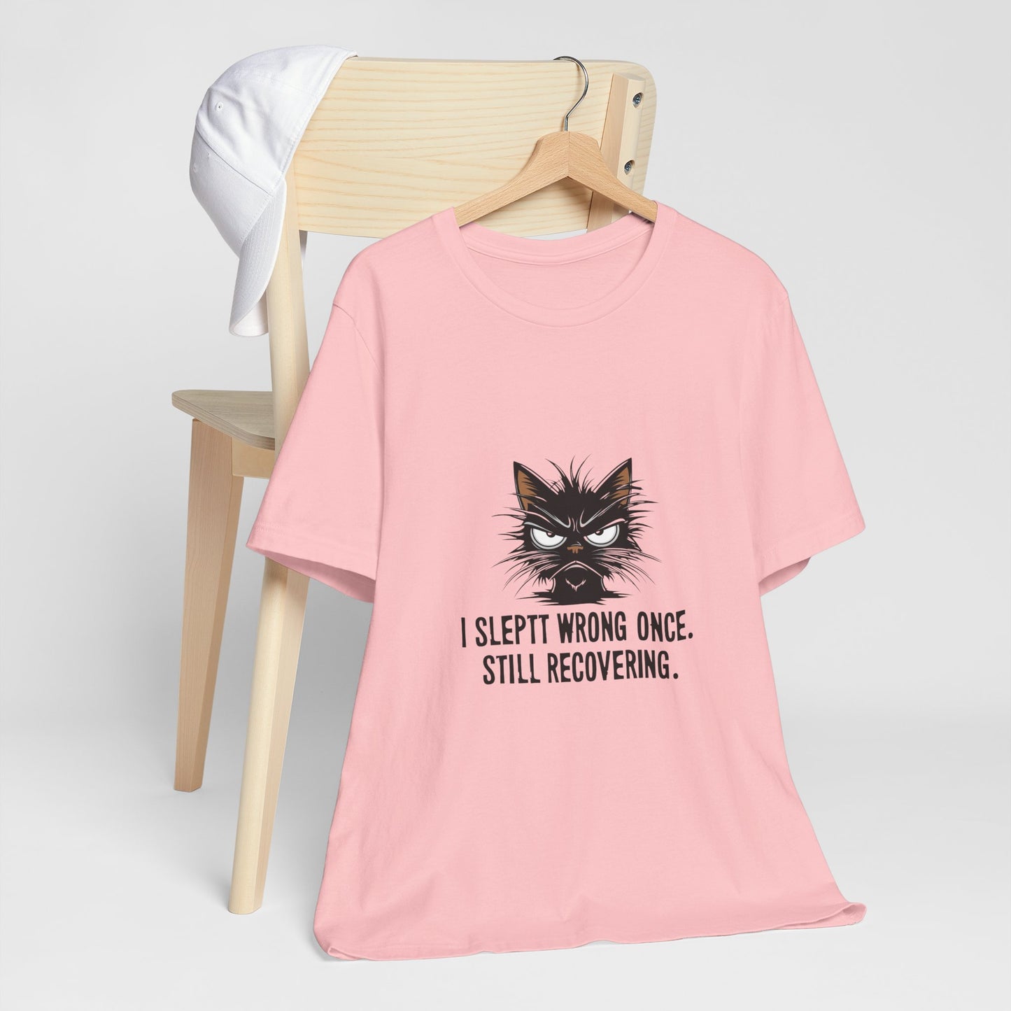 Funny Recovery Cat T-Shirt, Cat Lover Tee, Gift for Animal Lovers, Birthday Gift, Humorous Statement Shirt