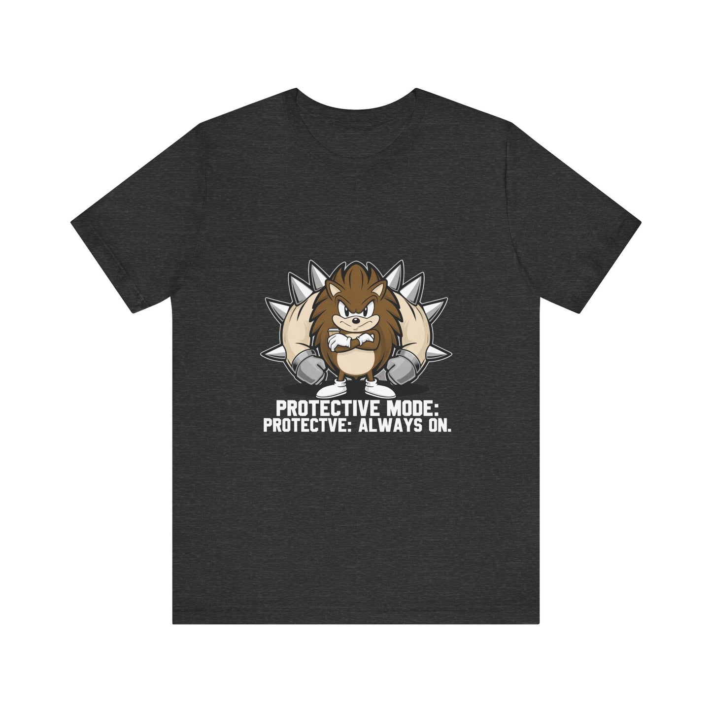Protective Mode Unisex Jersey Tee - Always On, Gift for Him or Her, Funny T-Shirt, Casual Wear, Unique Graphic Tee