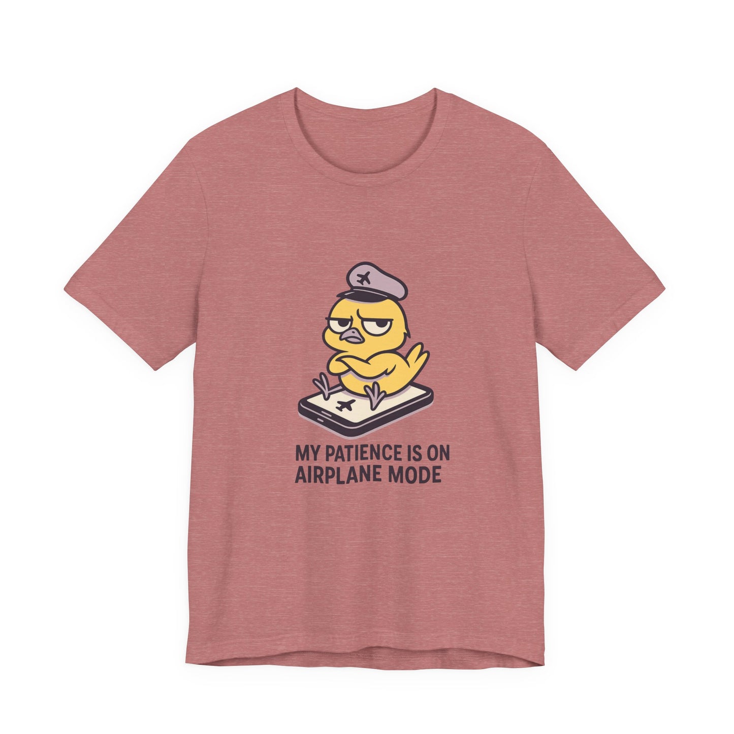Funny Airplane Mode Tee, Graphic T-Shirt, Unisex Casual Shirt, Gift for Travelers, Humor Tee, Vacation Wear