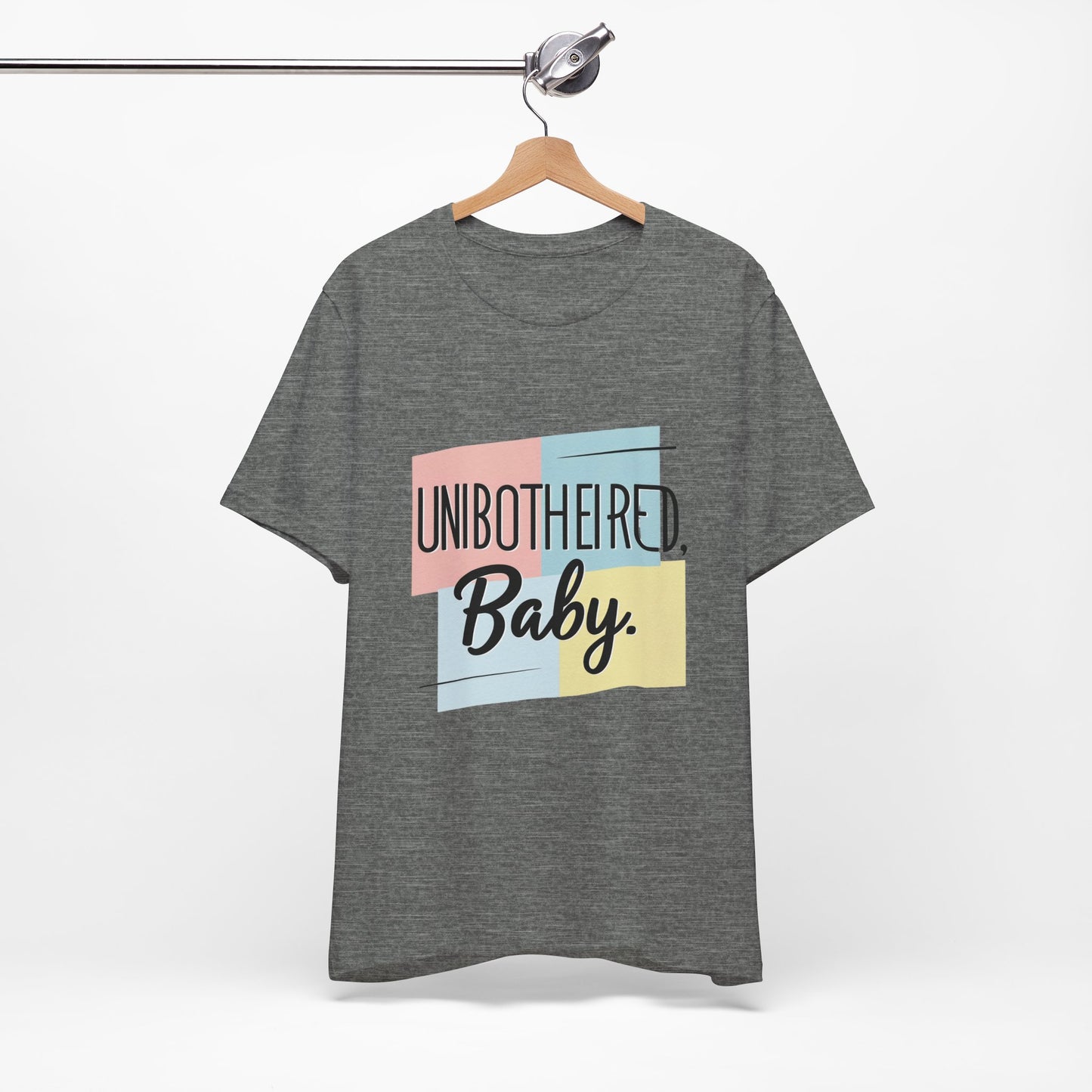 Unbothered Baby Tee | Cute Graphic Shirt, Perfect Gift for Teens, Casual Wear, Everyday Comfort, Birthday Gift