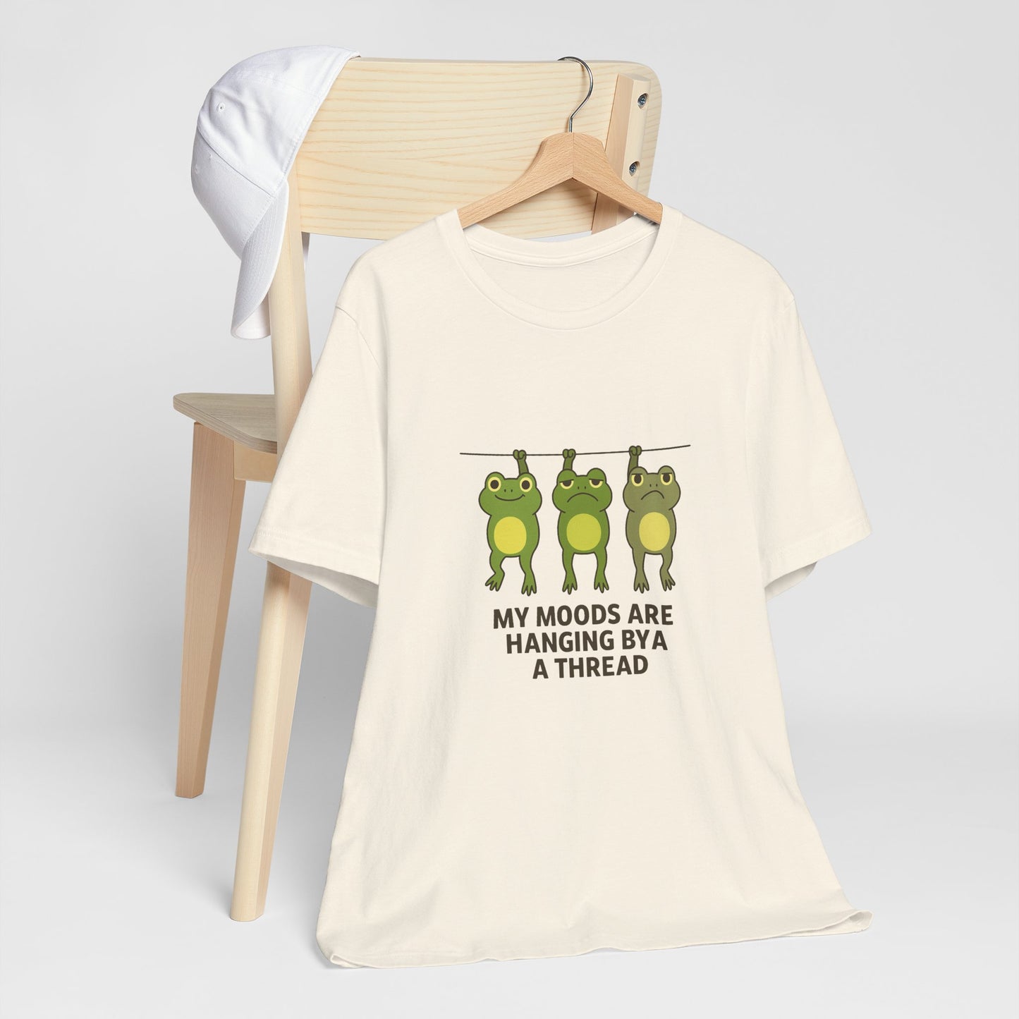 Lighthearted Frog Mood Tee: Perfect Gift for Fun-Loving Friends, Casual Outfits, Birthdays, Collectors, Nature Lovers