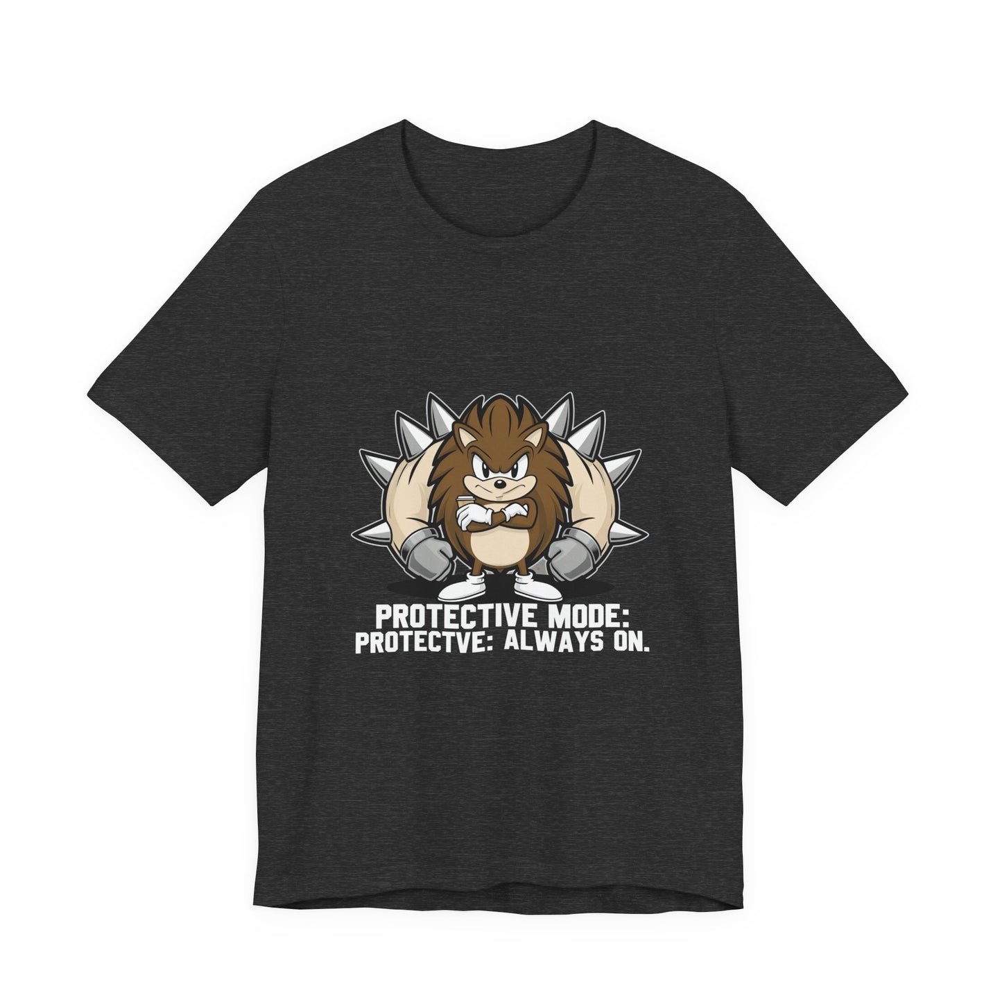 Protective Mode Unisex Jersey Tee - Always On, Gift for Him or Her, Funny T-Shirt, Casual Wear, Unique Graphic Tee