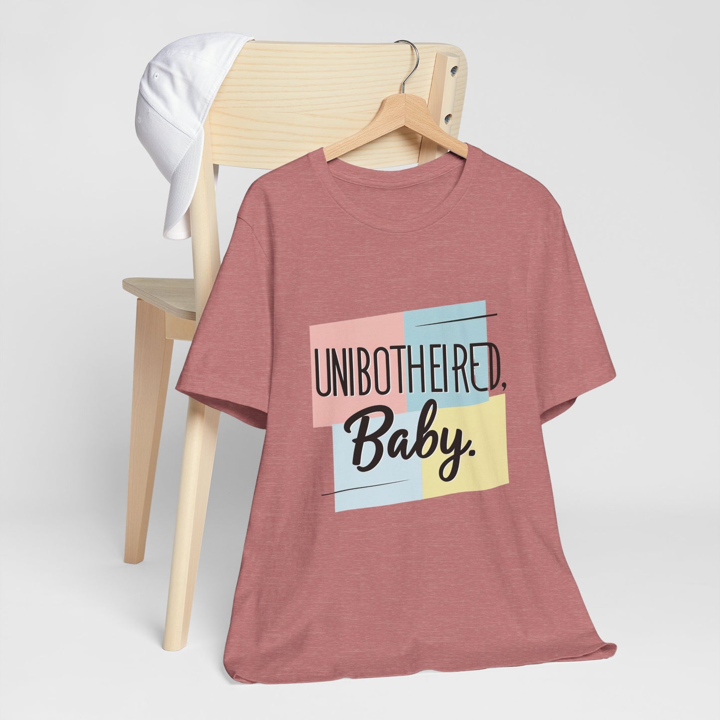 Unbothered Baby Tee | Cute Graphic Shirt, Perfect Gift for Teens, Casual Wear, Everyday Comfort, Birthday Gift