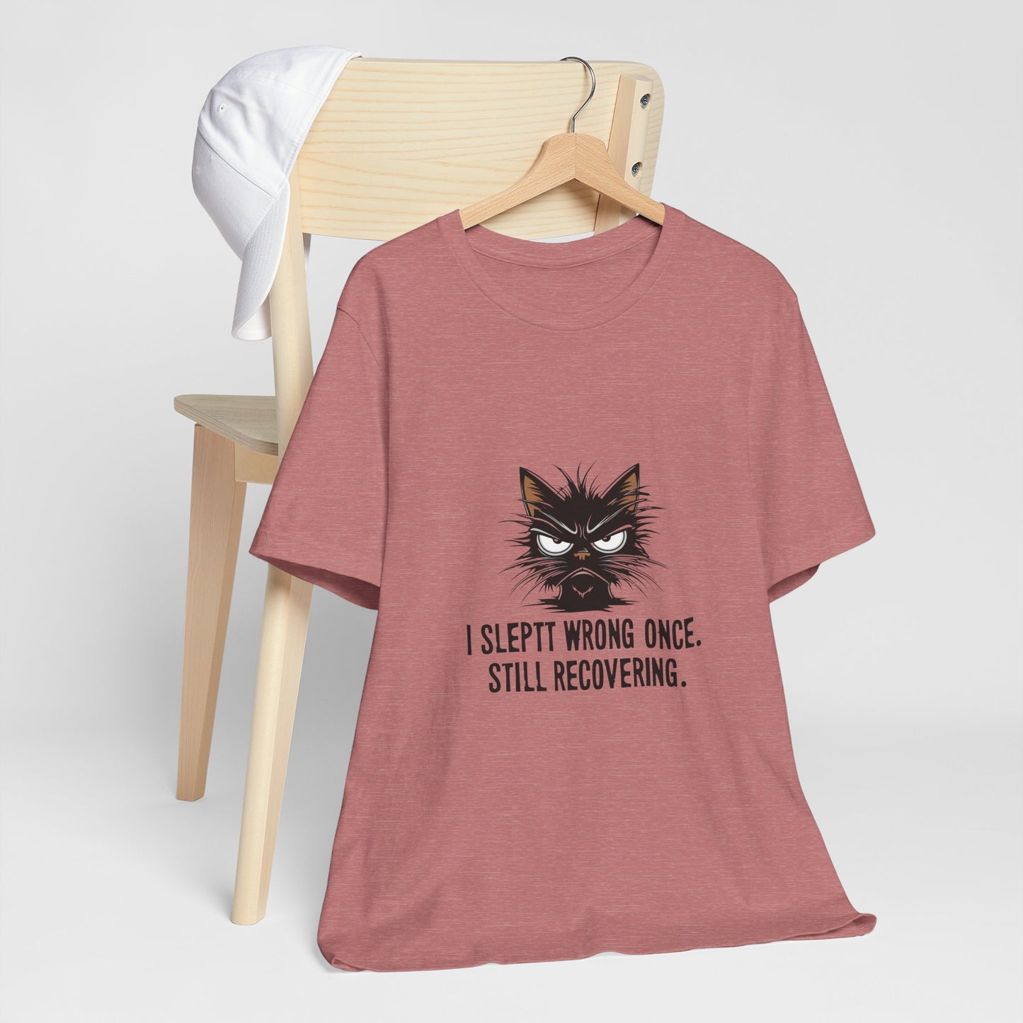 Funny Recovery Cat T-Shirt, Cat Lover Tee, Gift for Animal Lovers, Birthday Gift, Humorous Statement Shirt