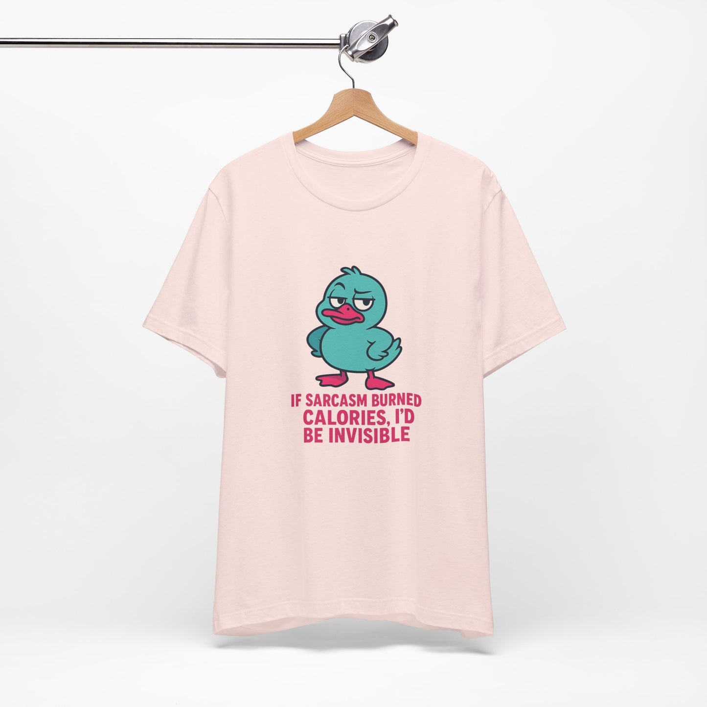 Sarcastic Duck Unisex Tee, Funny Sarcastic Shirt, Cute Animal Graphic Tee, Gift for Duck Lovers, Humor T-Shirt for Friends