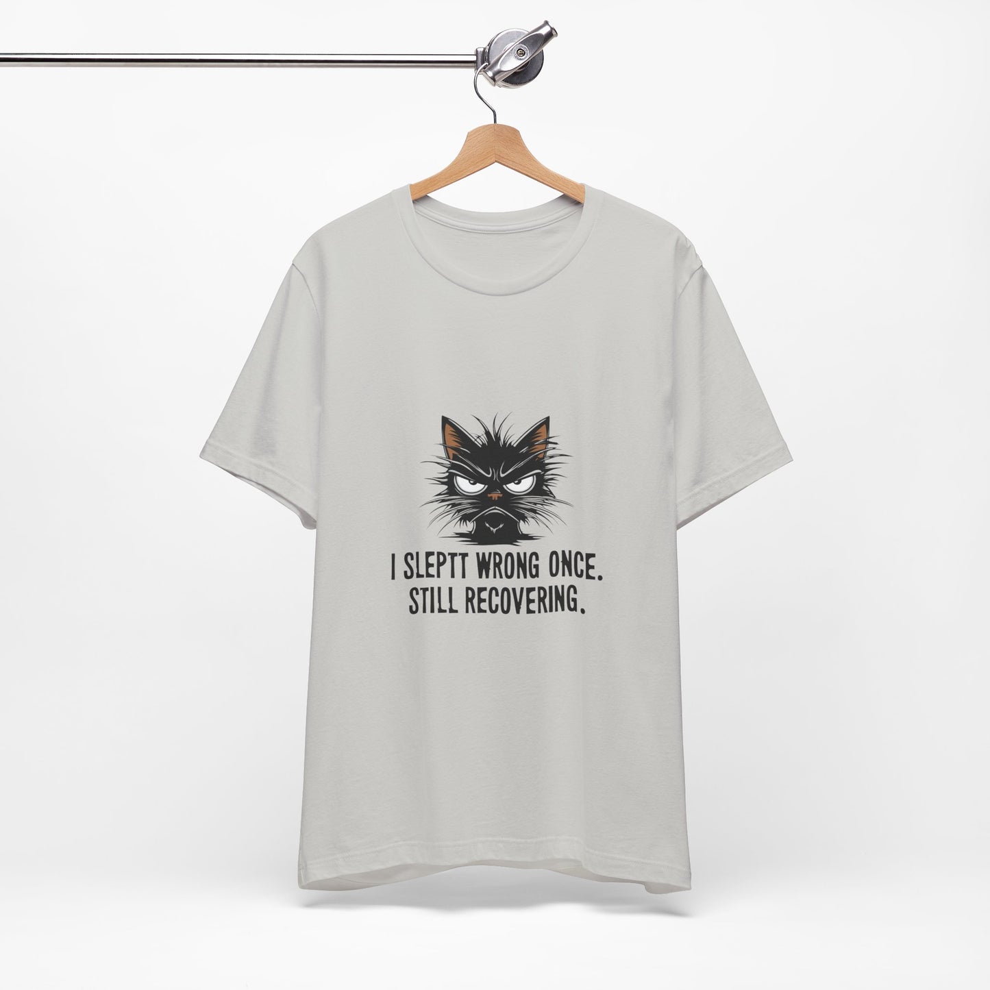 Funny Recovery Cat T-Shirt, Cat Lover Tee, Gift for Animal Lovers, Birthday Gift, Humorous Statement Shirt