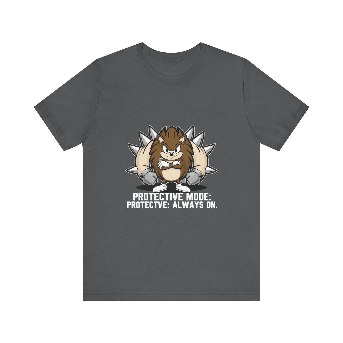 Protective Mode Unisex Jersey Tee - Always On, Gift for Him or Her, Funny T-Shirt, Casual Wear, Unique Graphic Tee