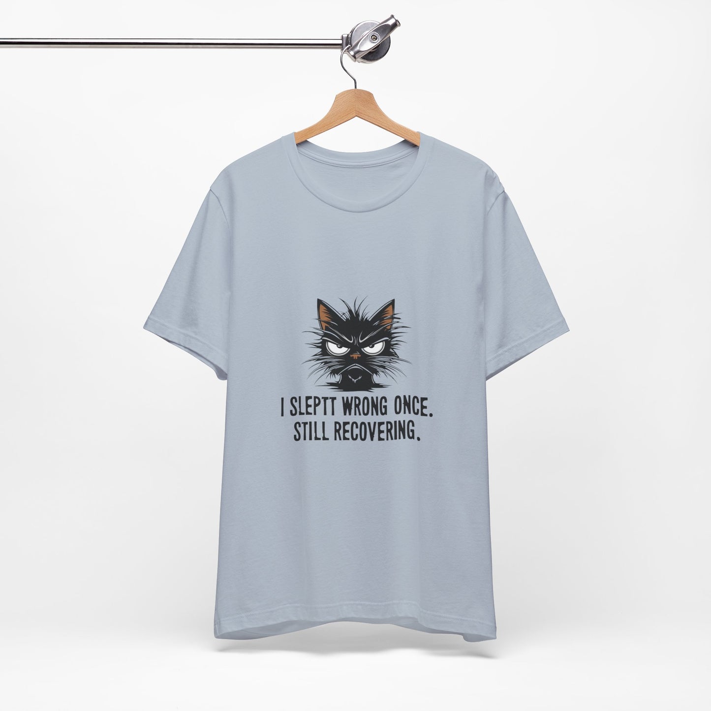 Funny Recovery Cat T-Shirt, Cat Lover Tee, Gift for Animal Lovers, Birthday Gift, Humorous Statement Shirt