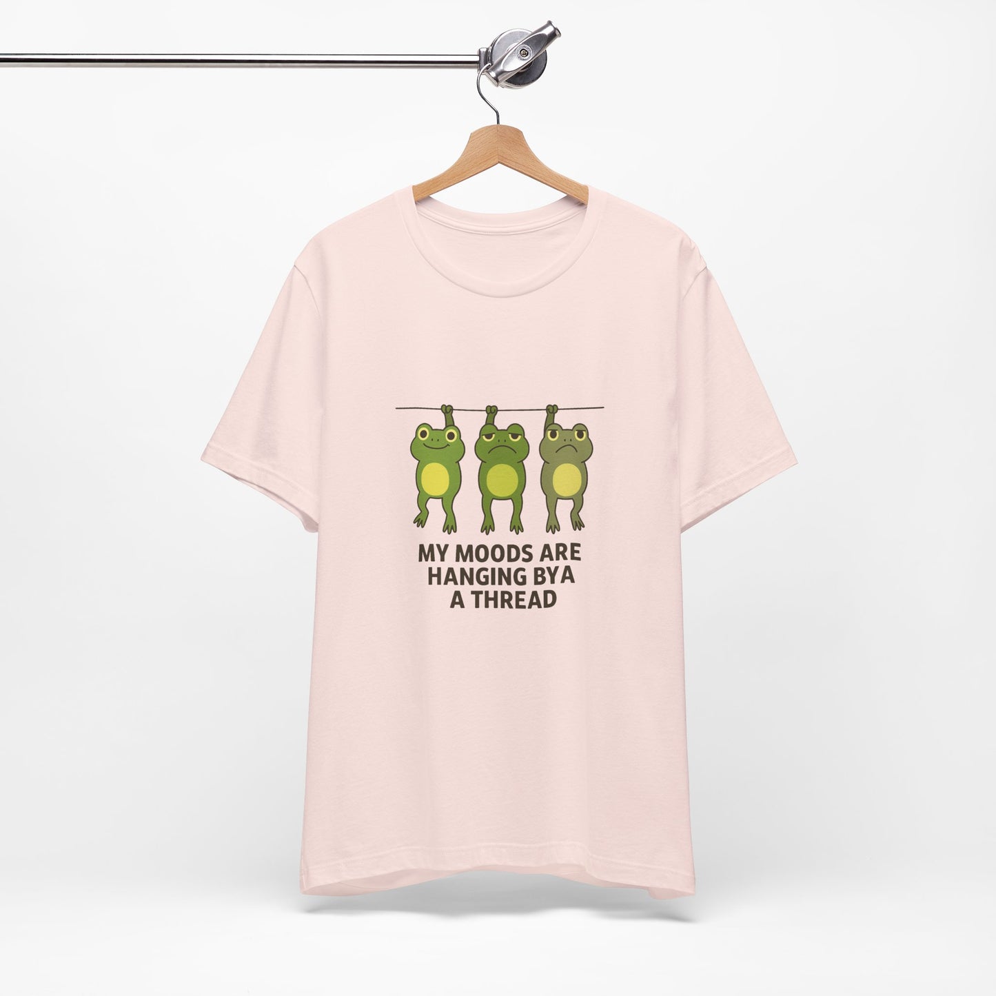 Lighthearted Frog Mood Tee: Perfect Gift for Fun-Loving Friends, Casual Outfits, Birthdays, Collectors, Nature Lovers