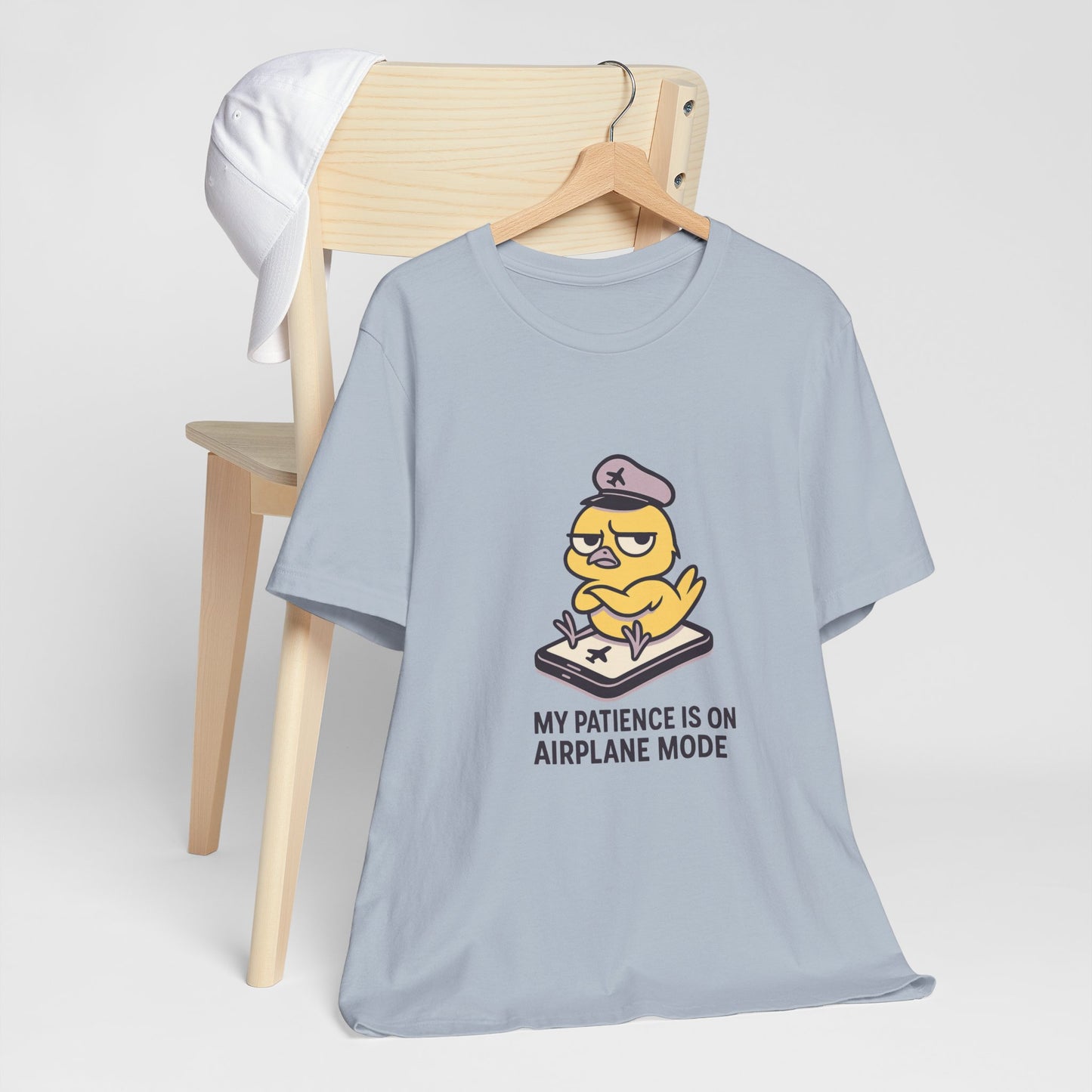Funny Airplane Mode Tee, Graphic T-Shirt, Unisex Casual Shirt, Gift for Travelers, Humor Tee, Vacation Wear