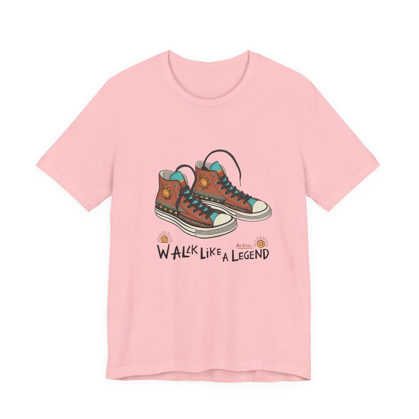 Walk Like a Legend T-Shirt, Casual Graphic Tee, Unisex Short Sleeve Shirt, Motivational Apparel, Gift for Sneaker Lovers