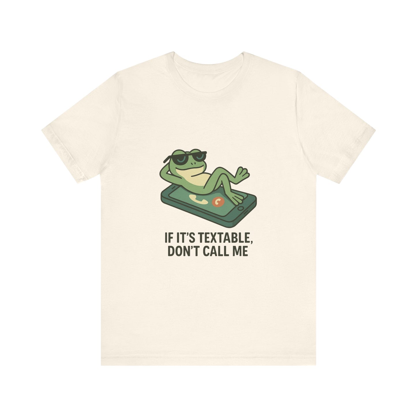 Chill Frog T-Shirt, Funny Graphic Tee, Relaxed Unisex Wear, Gift for Friends, Casual Style Shirt, Perfect for Parties