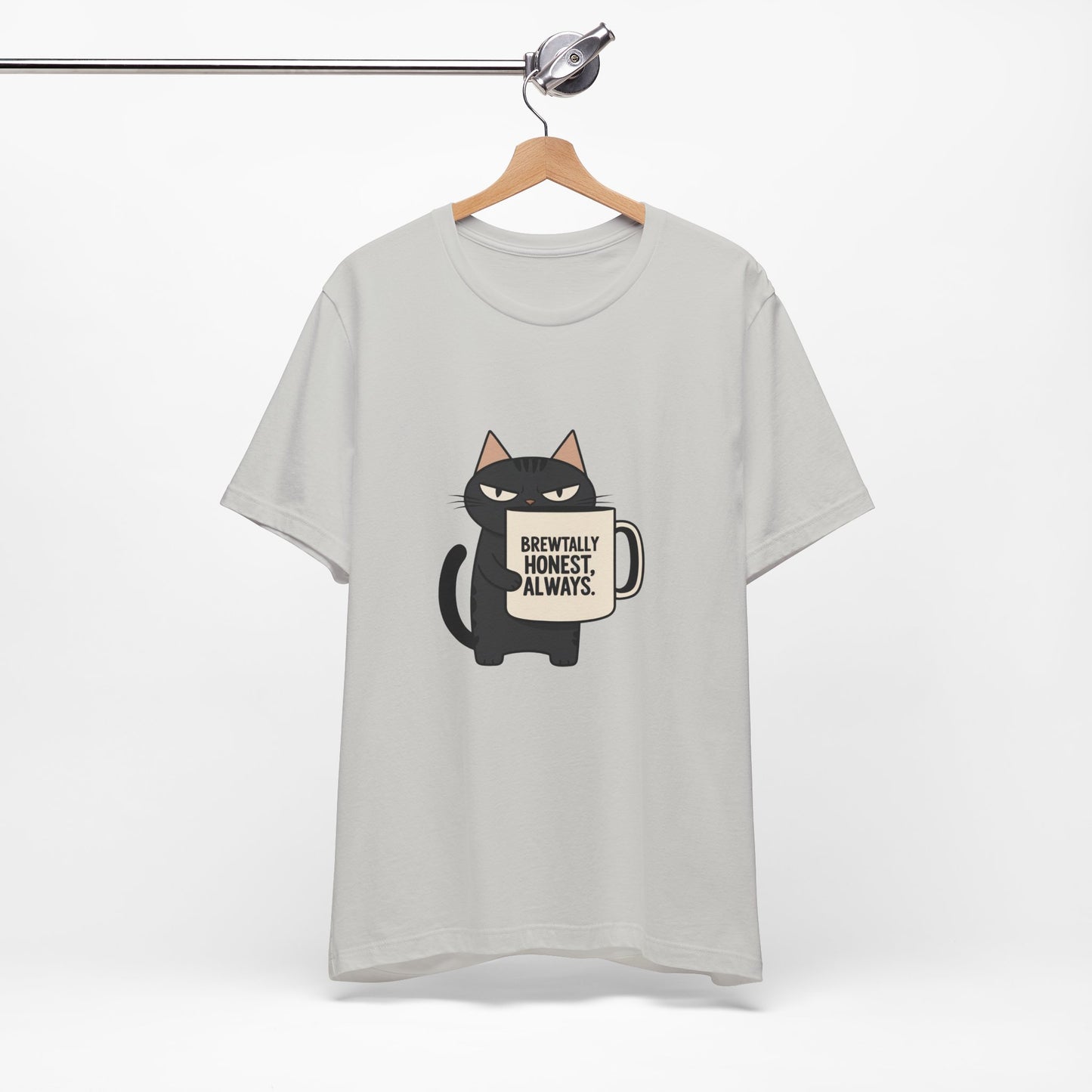 Brutally Honest Cat Tee, Funny Cat Shirt, Unisex Tee, Gift for Cat Lovers, Cute Cat Apparel, Everyday Casual Wear