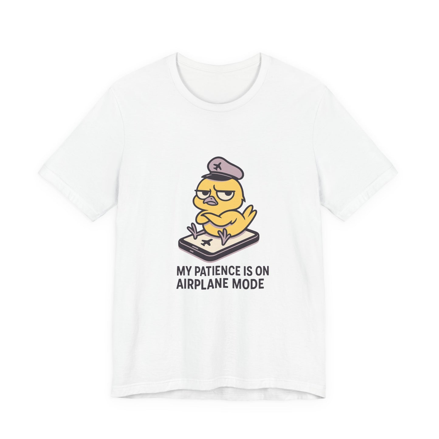 Funny Airplane Mode Tee, Graphic T-Shirt, Unisex Casual Shirt, Gift for Travelers, Humor Tee, Vacation Wear