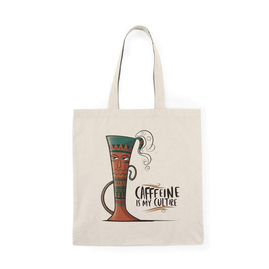 Cultural Coffee Tote Bag: Eco-Friendly, Reusable Shopping Bag, Gift for Coffee Lovers, trendy bag for daily use, sustainable fashion
