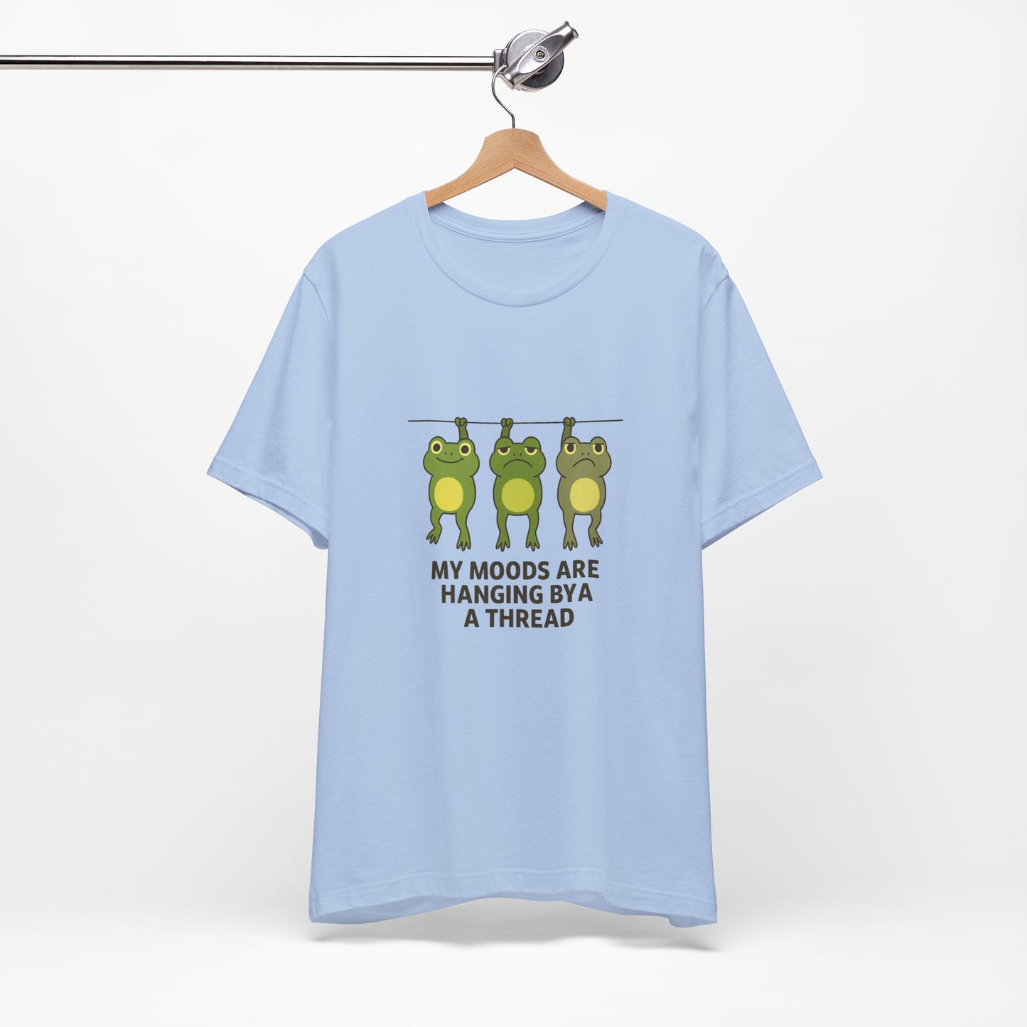 Lighthearted Frog Mood Tee: Perfect Gift for Fun-Loving Friends, Casual Outfits, Birthdays, Collectors, Nature Lovers