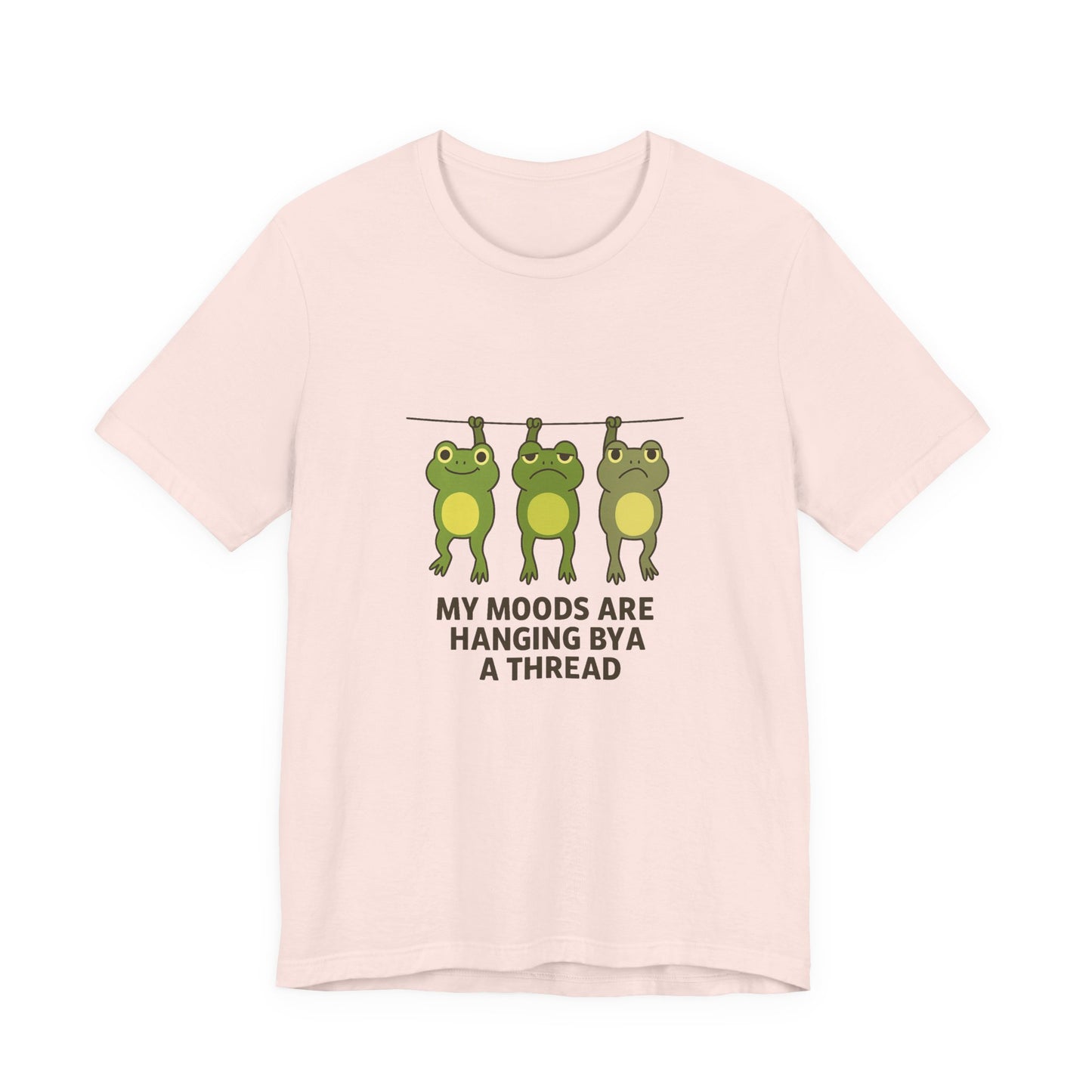 Lighthearted Frog Mood Tee: Perfect Gift for Fun-Loving Friends, Casual Outfits, Birthdays, Collectors, Nature Lovers