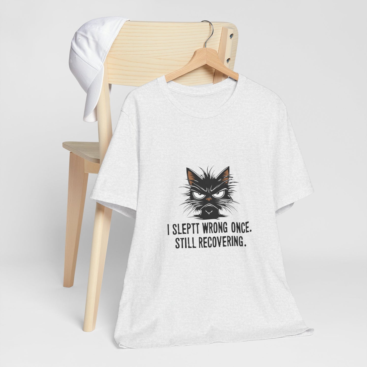 Funny Recovery Cat T-Shirt, Cat Lover Tee, Gift for Animal Lovers, Birthday Gift, Humorous Statement Shirt