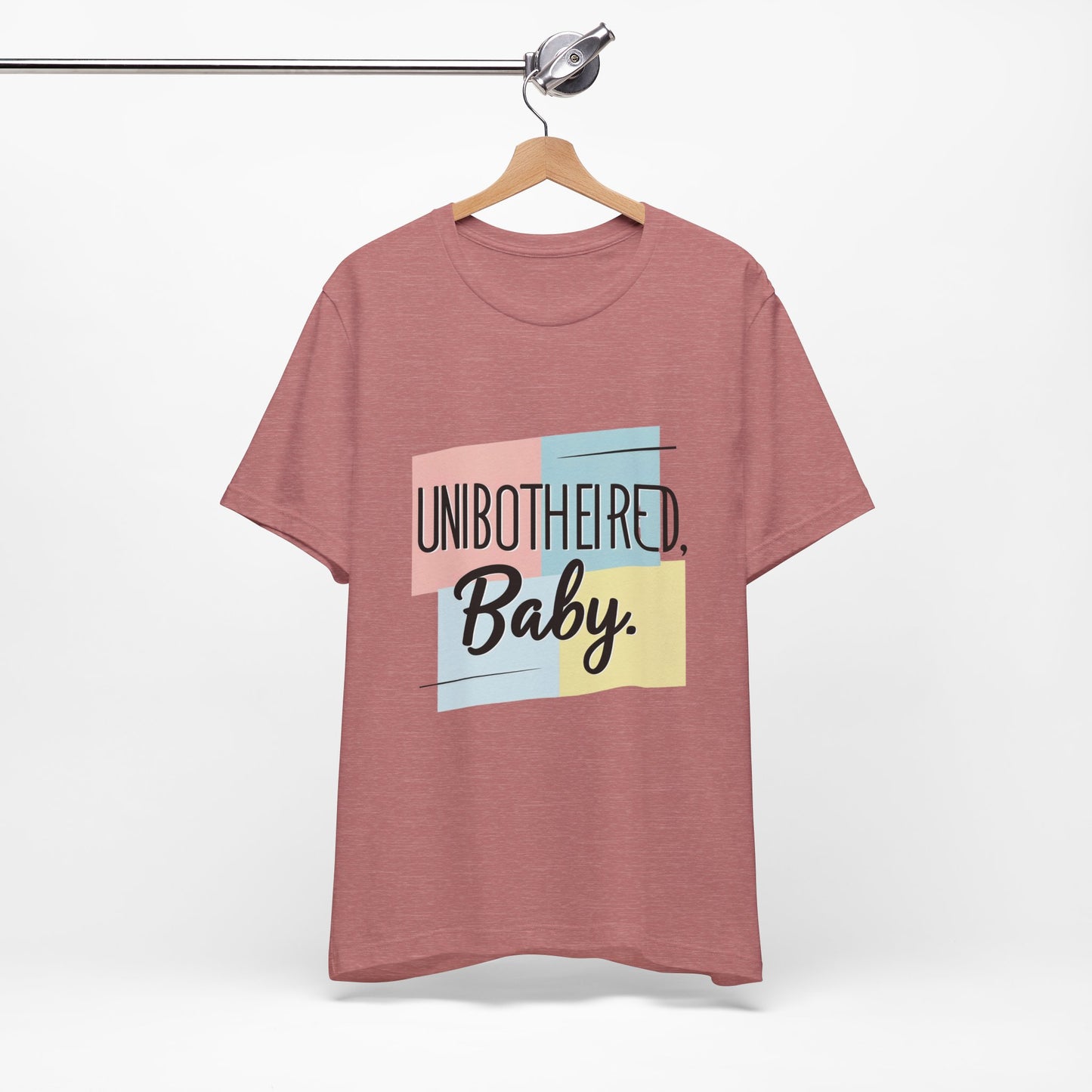 Unbothered Baby Tee | Cute Graphic Shirt, Perfect Gift for Teens, Casual Wear, Everyday Comfort, Birthday Gift
