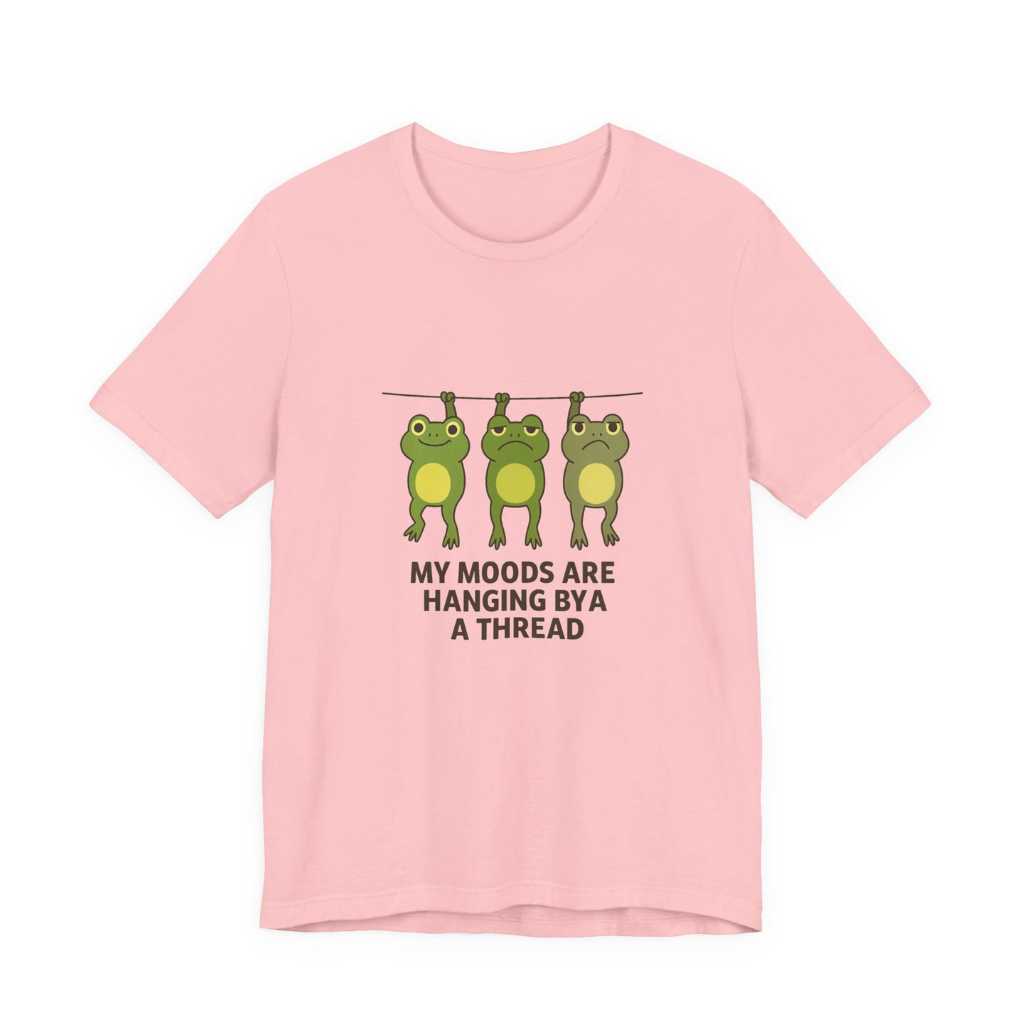 Lighthearted Frog Mood Tee: Perfect Gift for Fun-Loving Friends, Casual Outfits, Birthdays, Collectors, Nature Lovers